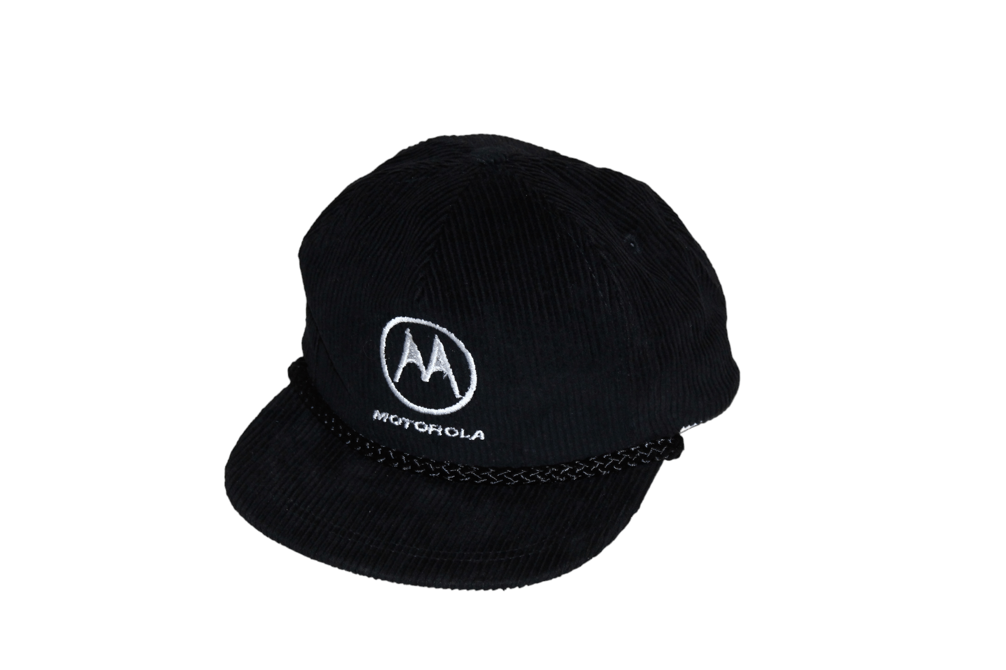 Motorola RARE💥 90s Motorola logo embroidery corduroy trucker hat Size ONE SIZE - 5 Thumbnail
