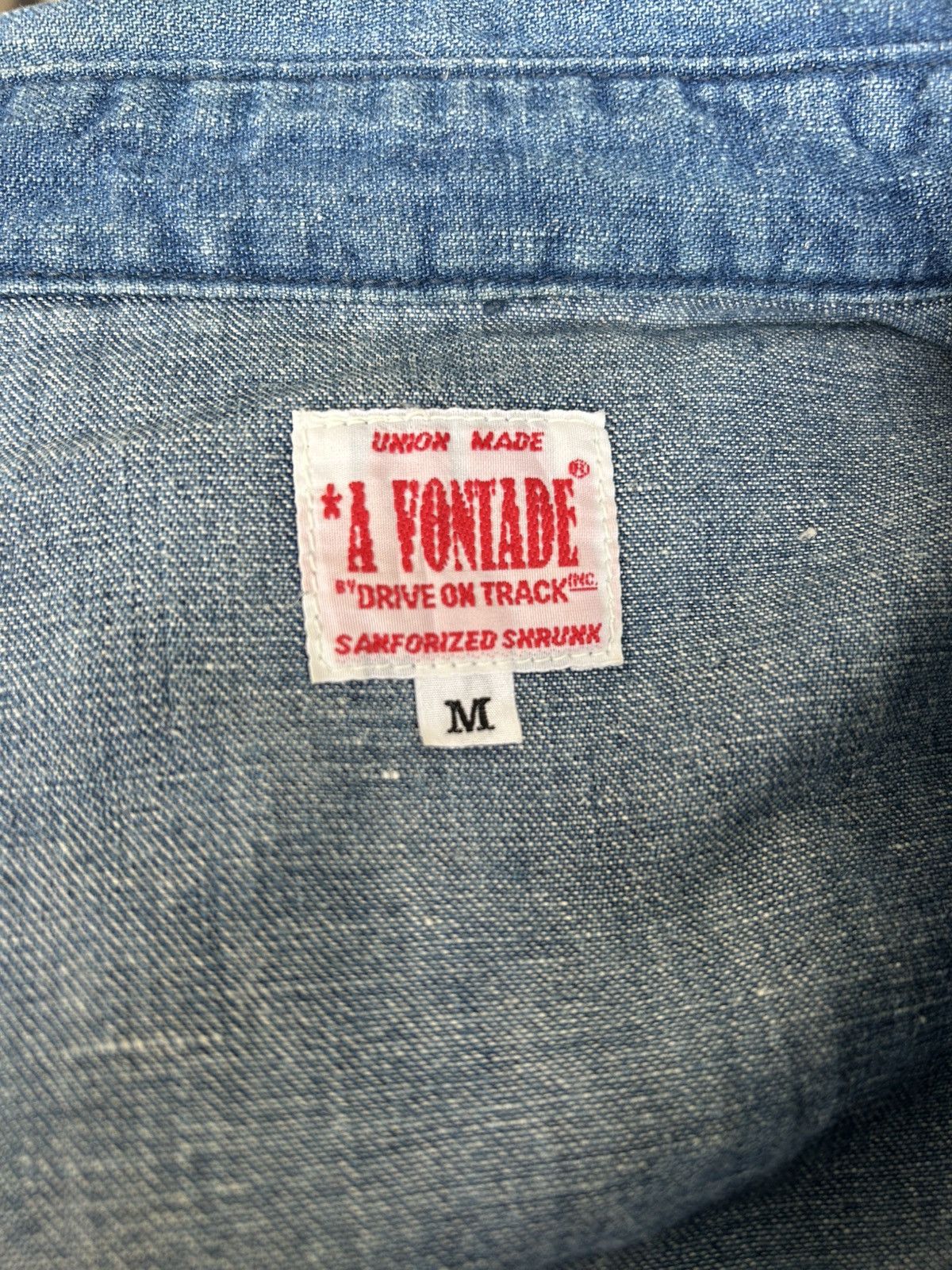 *A VONTADE Selvedge Denim Western Shirt Size US M / EU 48-50 / 2 - 10 Thumbnail