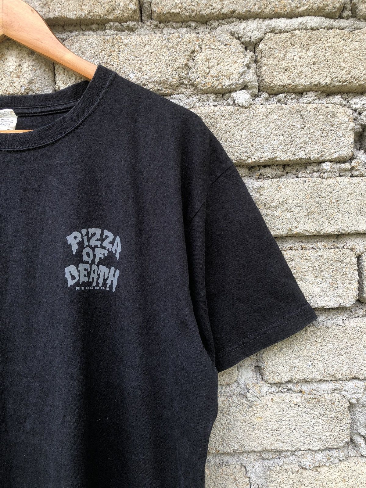 Band Tees × Nirvana × Vintage Vintage Y2K Pizza Of Death Record We Are Fucking One Tee Size US L / EU 52-54 / 3 - 7 Thumbnail