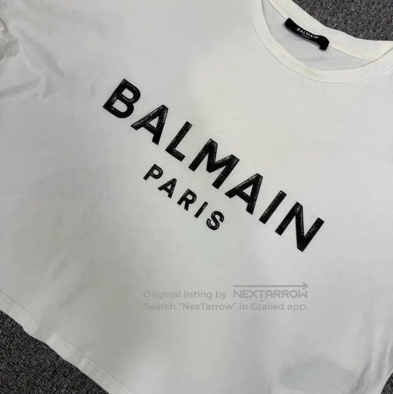 Balmain Balmain Women's White Cotton T-Shirt . Size M / US 6-8 / IT 42-44 - 3 Thumbnail