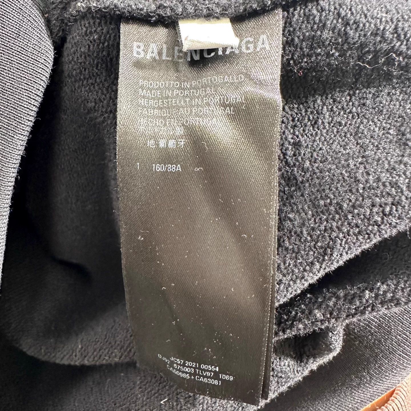Balenciaga Balenciaga embroidered logo hoodie black size 1 Size ONE SIZE - 5 Thumbnail