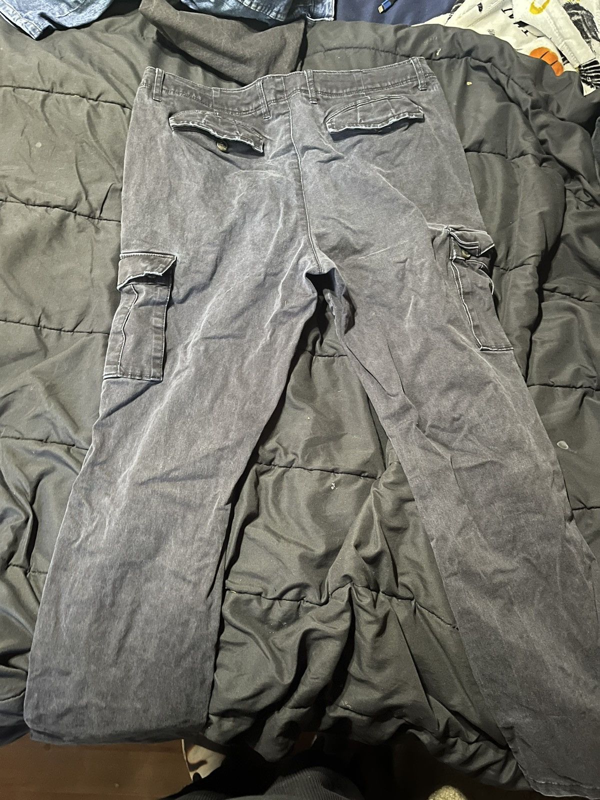 Vintage Faded black cargos Size US 34 / EU 50 - 2 Thumbnail