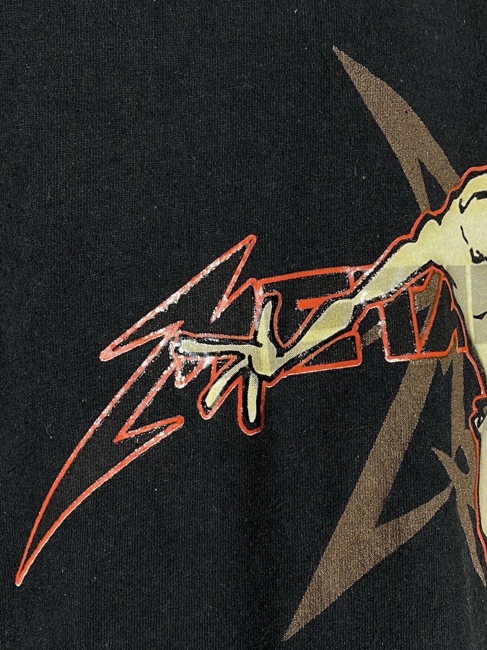 Band Tees Vintage 2002 Metallica Ninja Star Moshing T-Shirt Travis Size US L / EU 52-54 / 3 - 5 Thumbnail