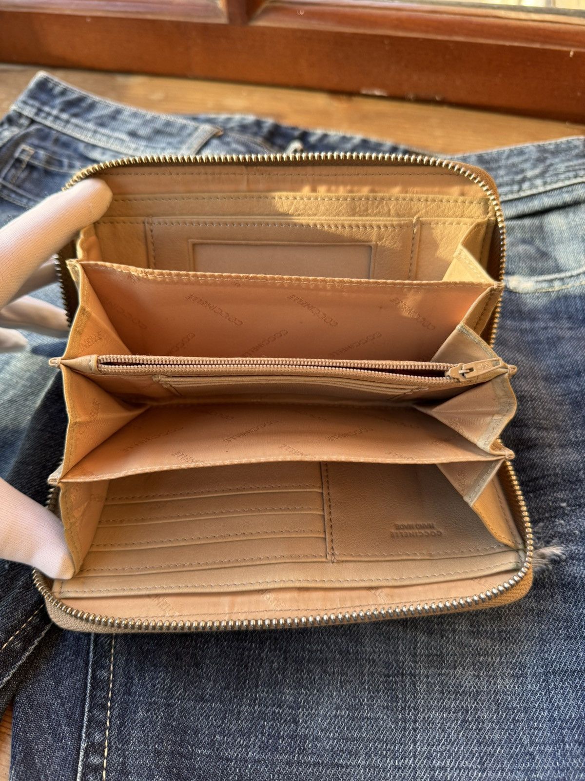 Leather × Vintage Coccinelle wallet 100% leather long Size ONE SIZE - 3 Thumbnail