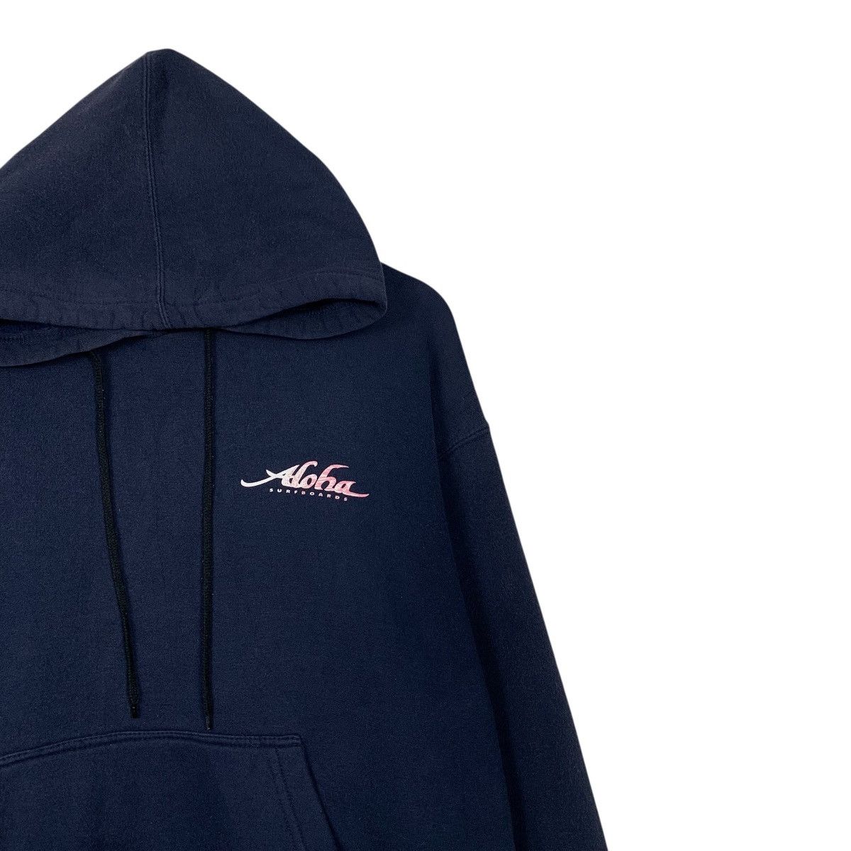 Vintage 90’s ALOHA Surfboards Pullover Hoodie Sweatshirt #3612-C165 Size US L / EU 52-54 / 3 - 7 Thumbnail