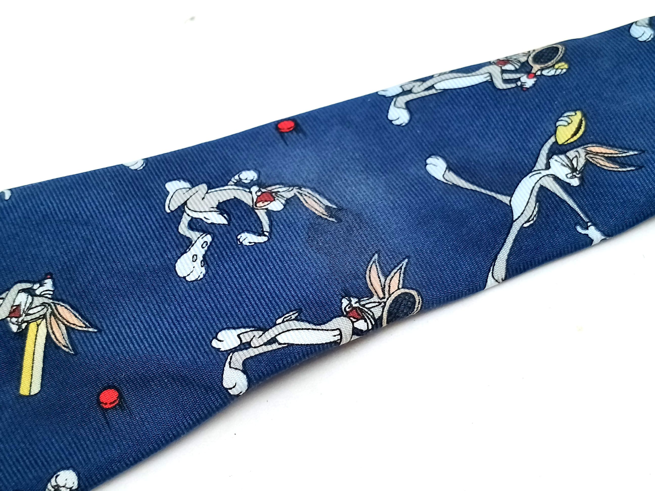 Other Vintage 1993 Tie Rack Looney Tunes Silk Tie Size ONE SIZE - 7 Thumbnail