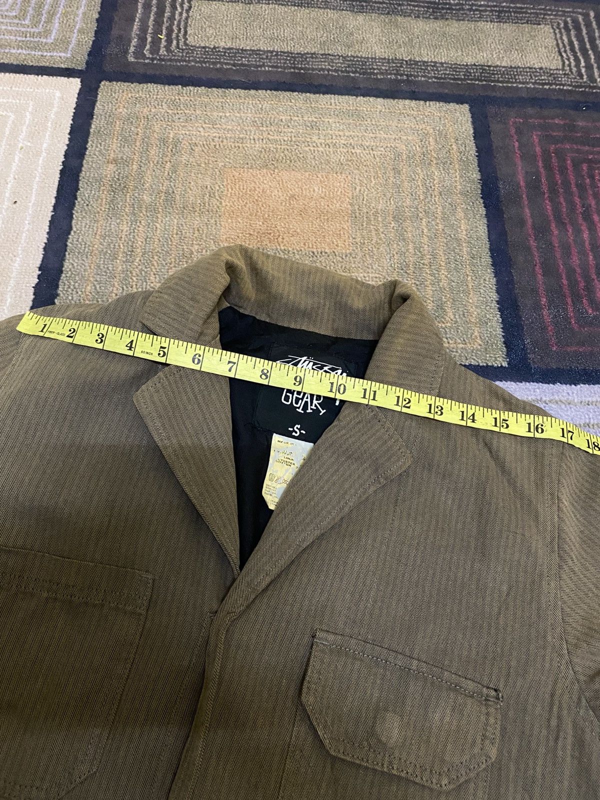 Stussy VINTAGE STUSSY JAPAN HERRINGBONE 4 POCKET JACKET Size US S / EU 44-46 / 1 - 13 Thumbnail