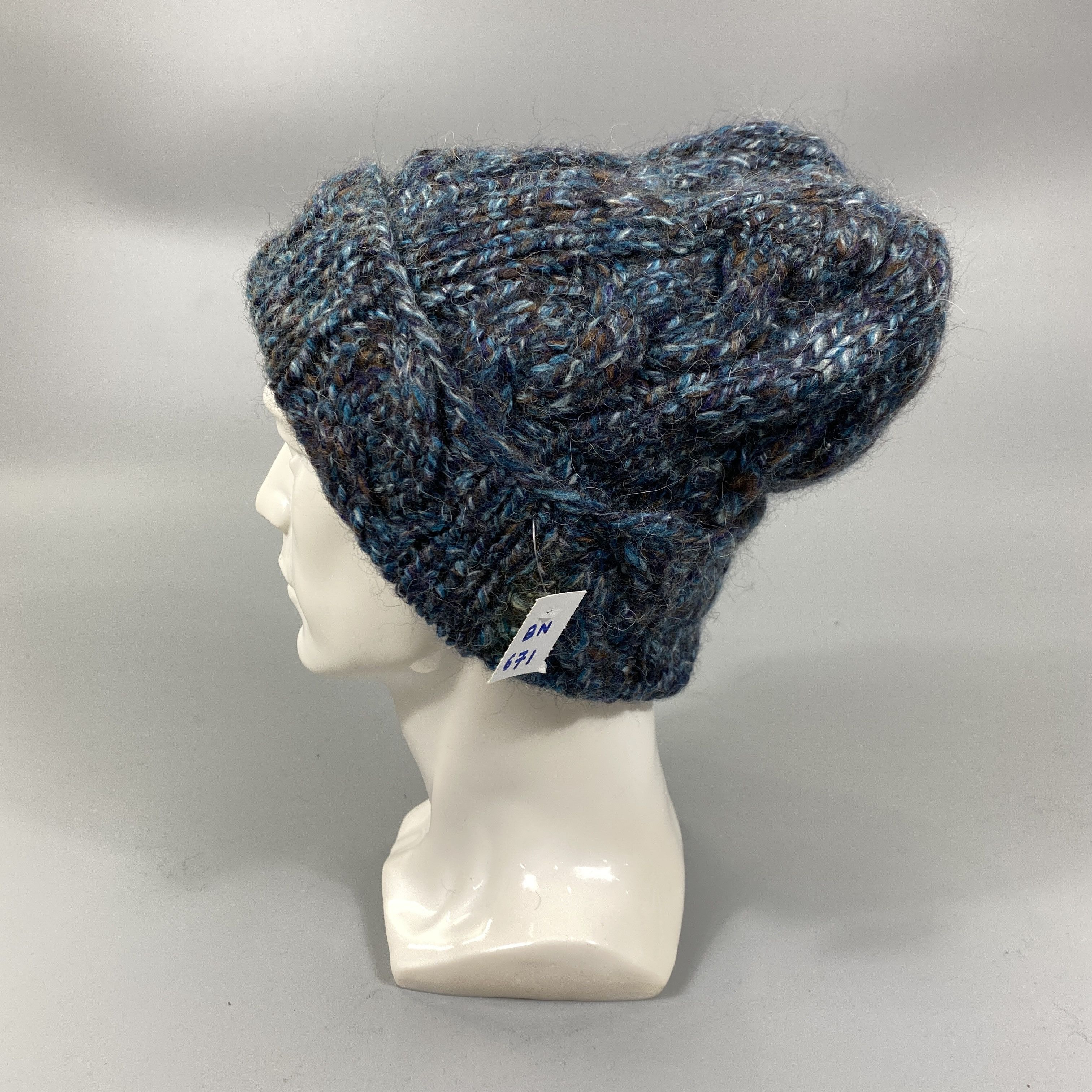 Japanese Brand Wool Beanie Pinori Filati Snow Cap -BN671 Size ONE SIZE - 1 Thumbnail