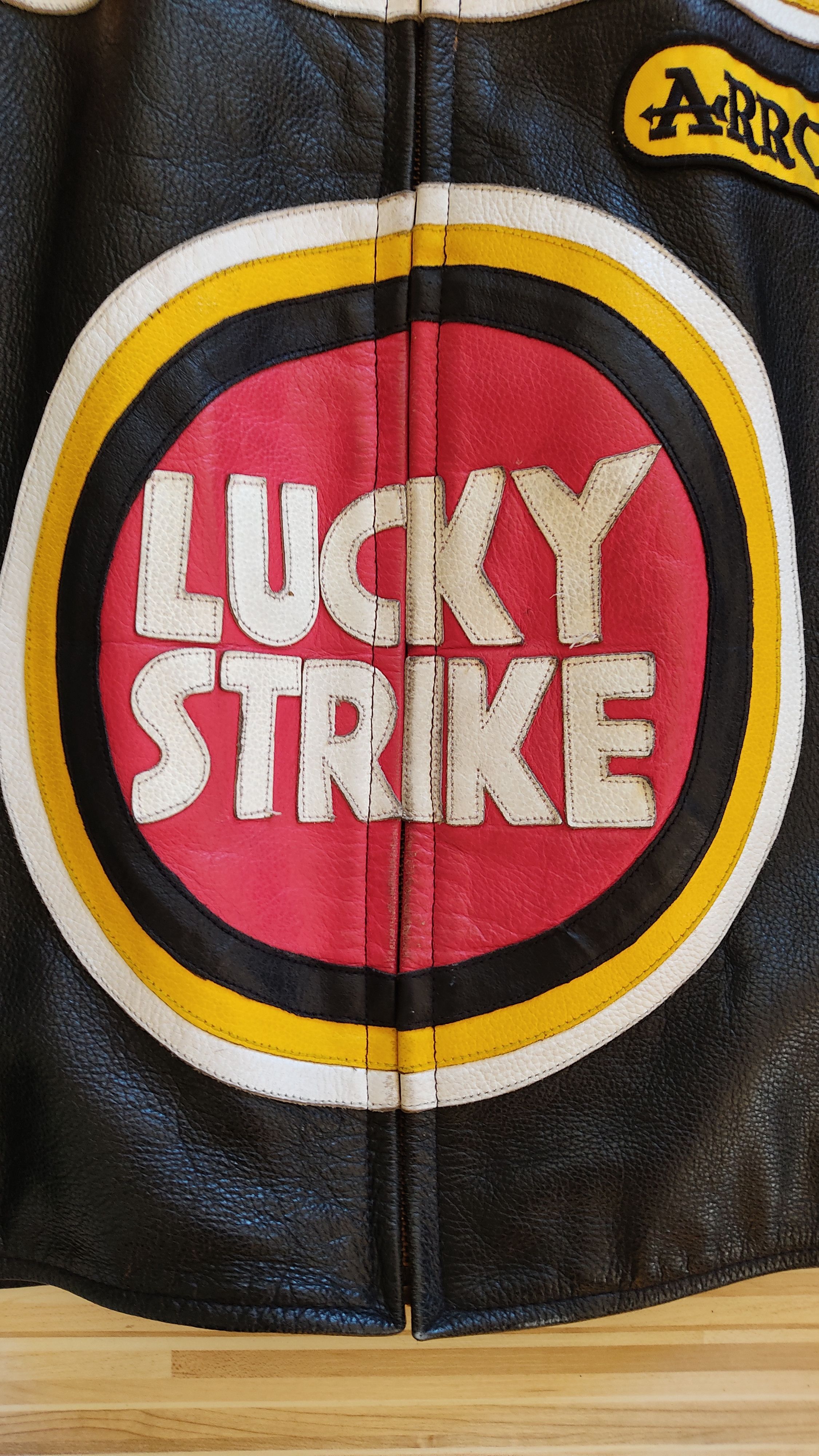 Vintage Vintage Lucky Strike Racing Motorcycle Jacket SUPER RARE!! Size US L / EU 52-54 / 3 - 5 Thumbnail