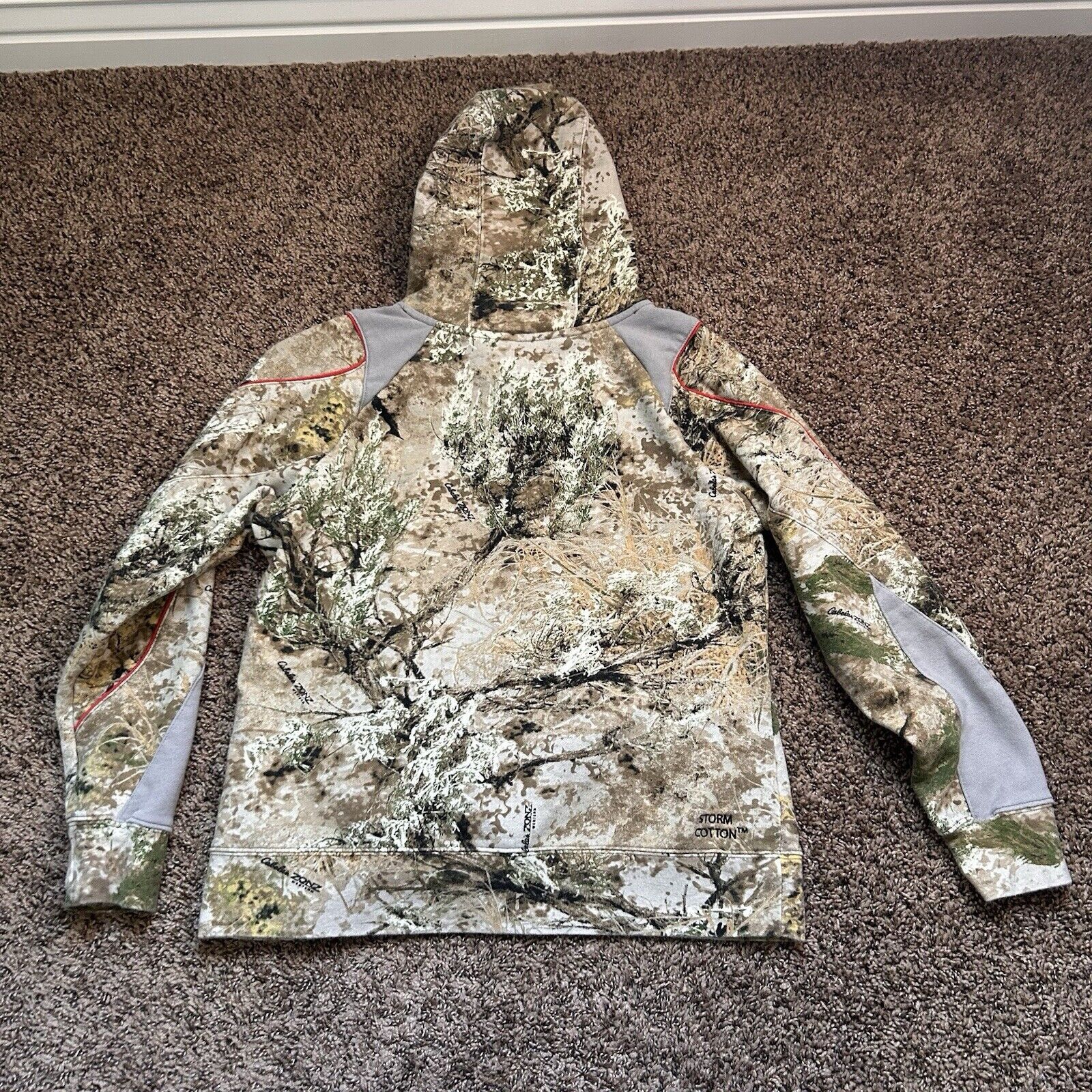 Cabelas Cabela's Camo Hoodie Women's Medium Green Camouflage Size M / US 6-8 / IT 42-44 - 9 Thumbnail