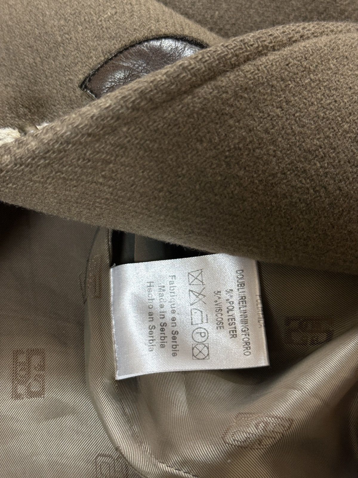 Sandro Sandro coat heavy wool khaki green hooded with fur Size US M / EU 48-50 / 2 - 5 Thumbnail