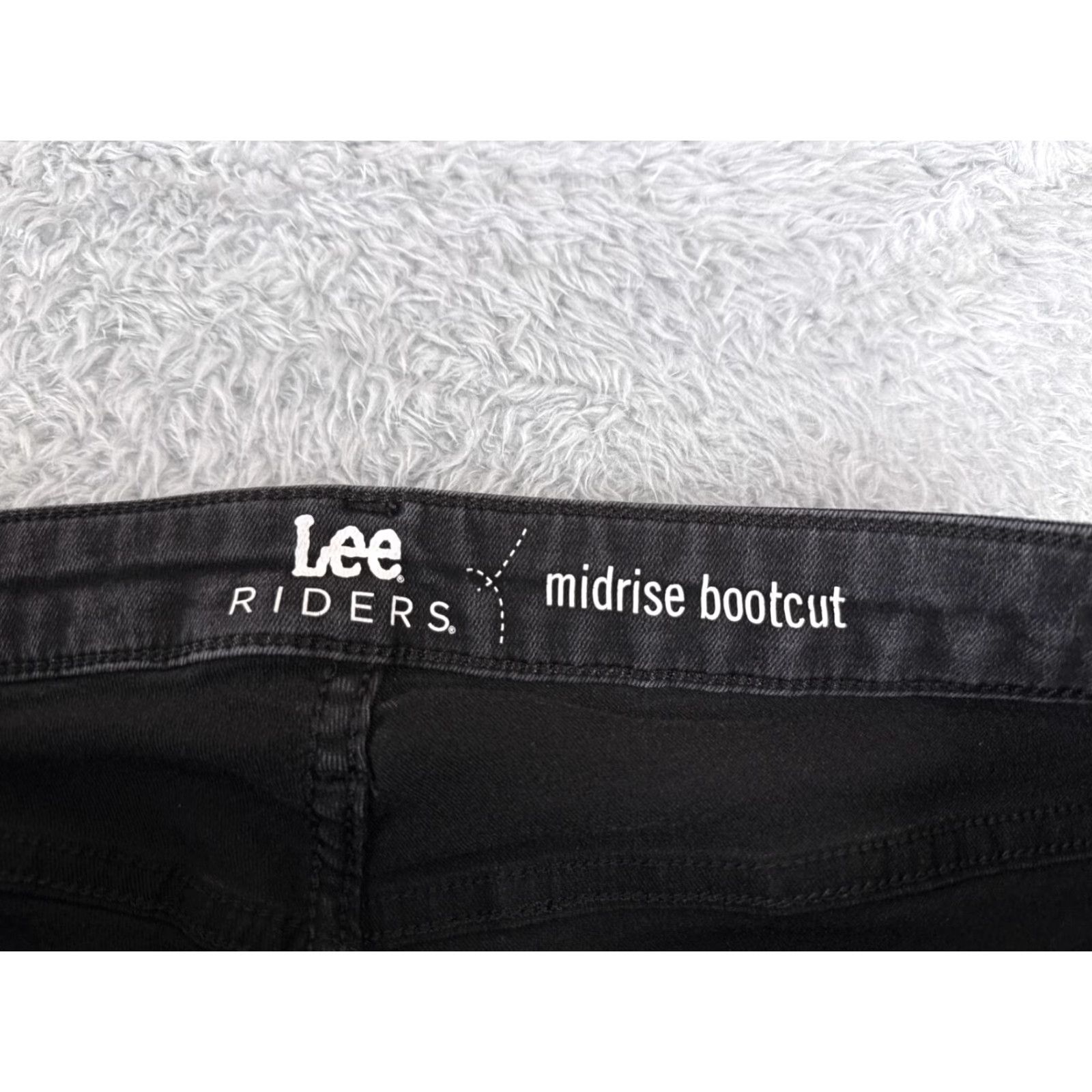 Lee Lee Bootcut Jeans Womens Slim Fit 28 Black Denim 28x29 Size 28" / US 6 / IT 42 - 6 Thumbnail