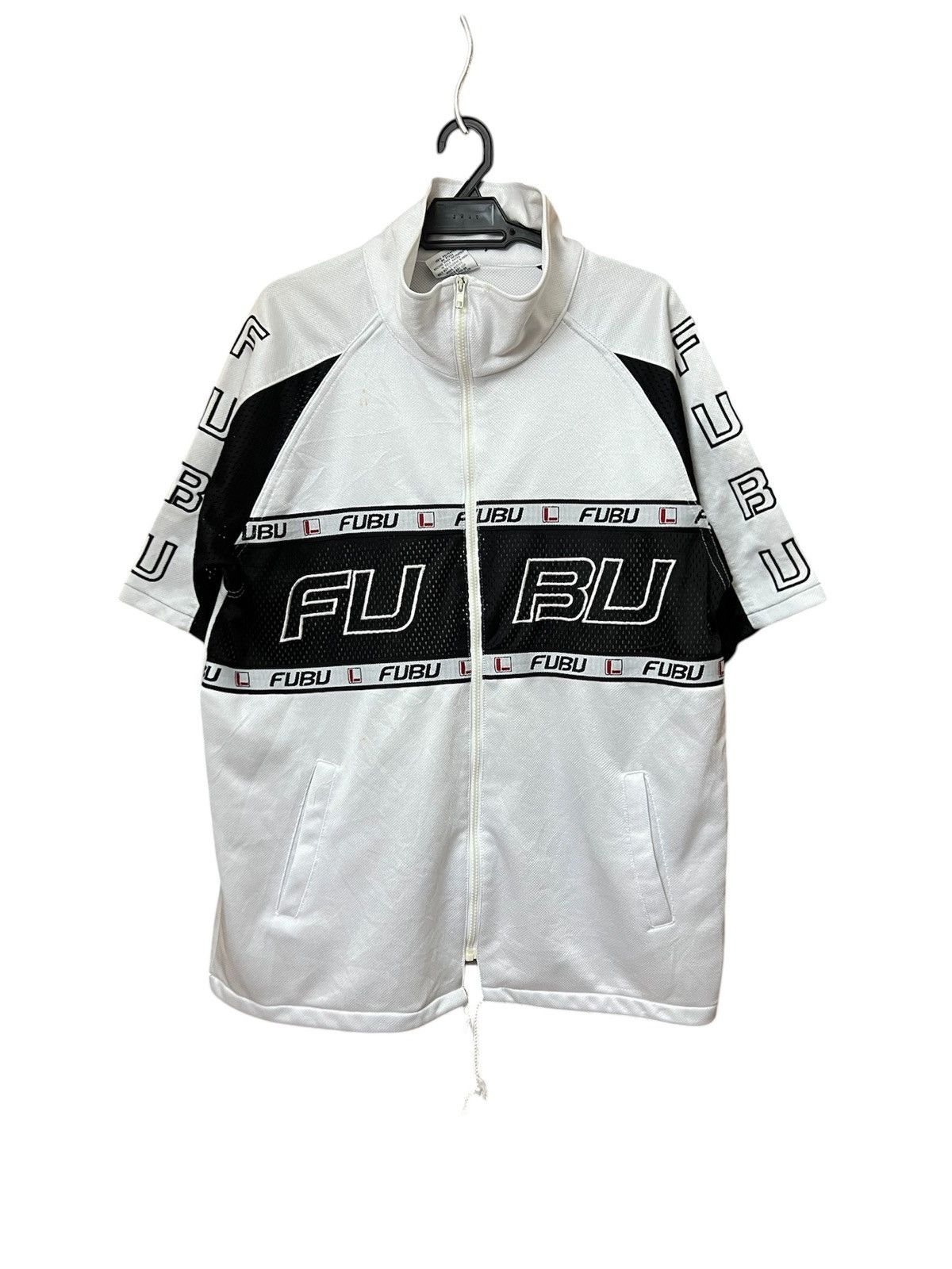 Fubu Y2K fubu embrodery logo hip hop jersey shirt Size US L / EU 52-54 / 3 - 1 Thumbnail