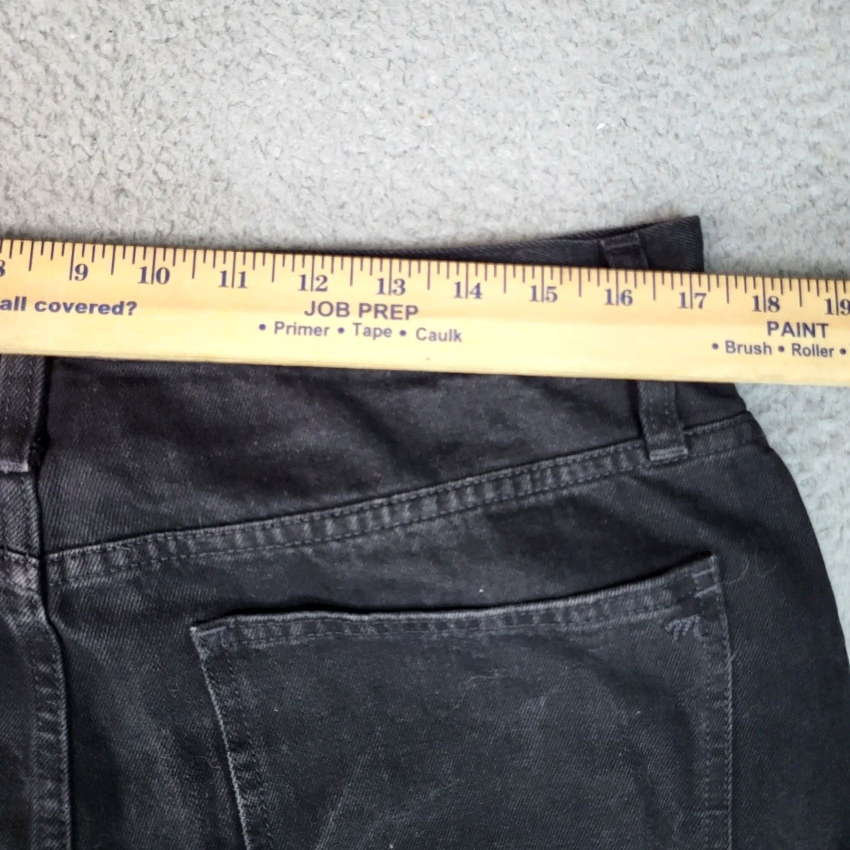 Madewell Madewell Skirt Women's black mini Denim 31 Size 31 Button Early 2000s style 31 Womens Size 24" / US 00 / IT 34 - 4 Thumbnail