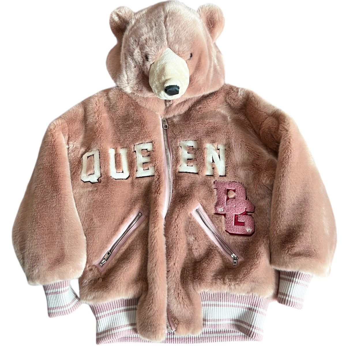 image of Dolce Gabbana Aw17 Polar Bear Jacket in Pink, Men's (Size XL)
