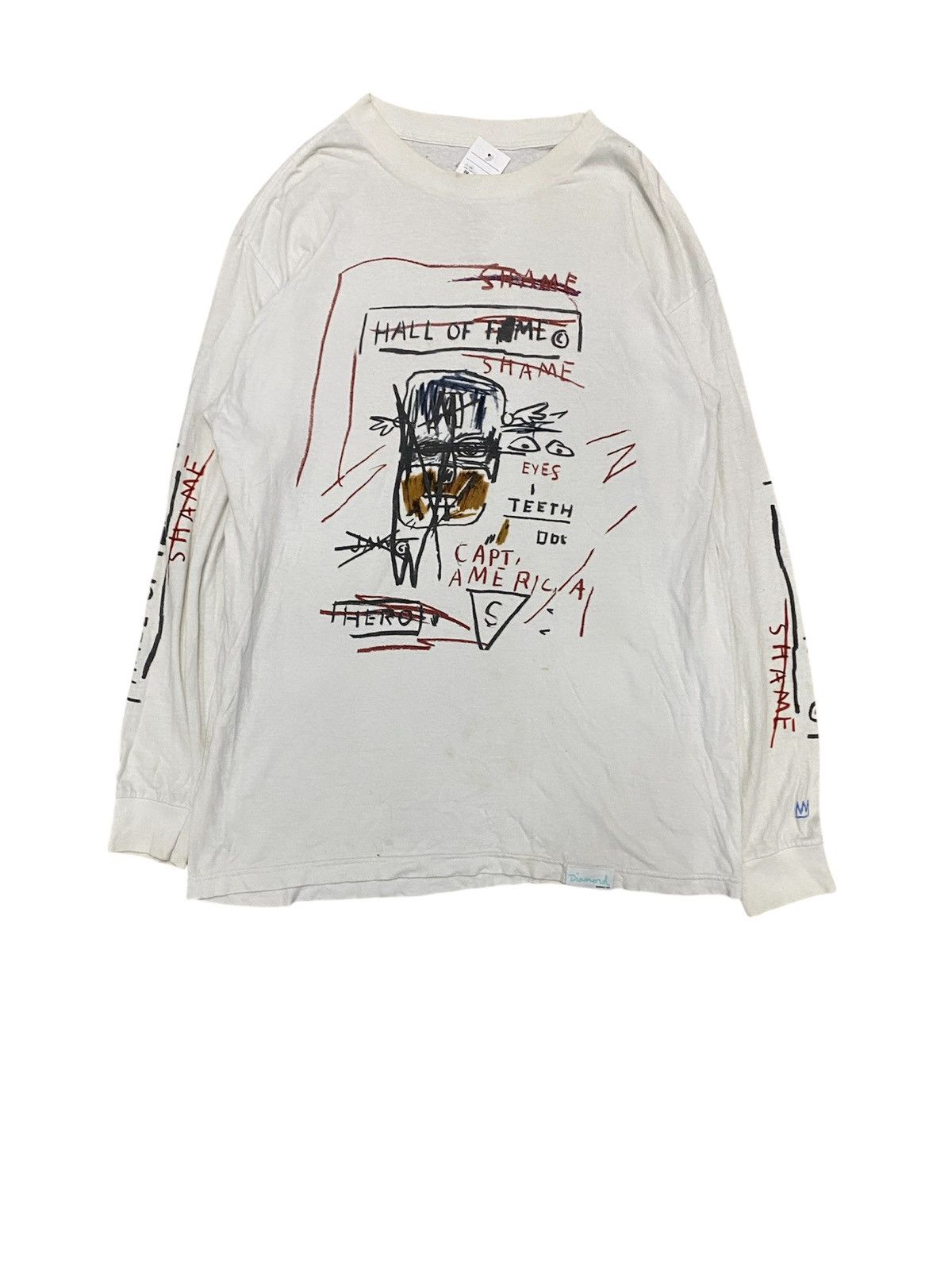 Diamond Supply Co. × Jean-Michel Basquiat 2000s Fcuk Skate graffiti Size US L / EU 52-54 / 3 - 1 Thumbnail