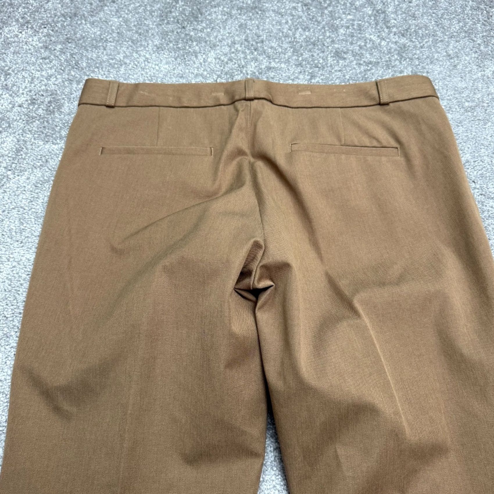 Banana Republic Banana Republic Sloan Ankle Crop Slim Trouser Pants Women 12 Heather Camel Brown Size 34" / US 12 / IT 48 - 5 Thumbnail