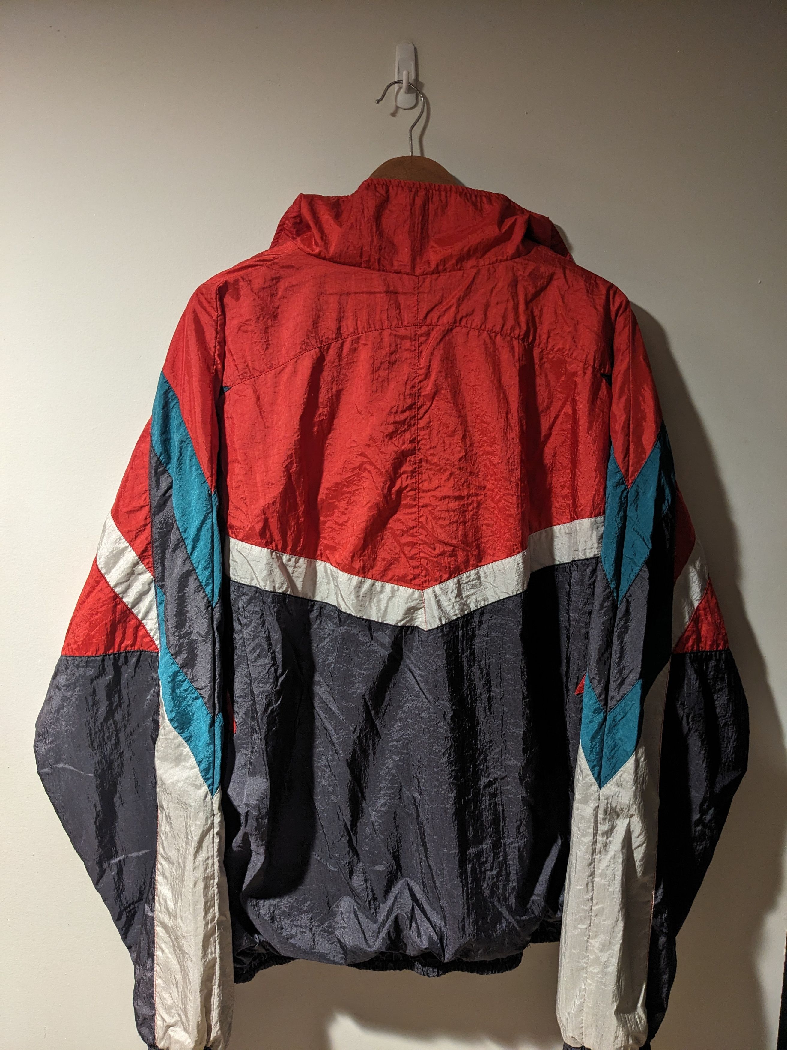 USA Olympics × Vintage Vintage 90s USA Olympics X-Large Full Zip Windbreaker Jacket Size US XL / EU 56 / 4 - 5 Thumbnail