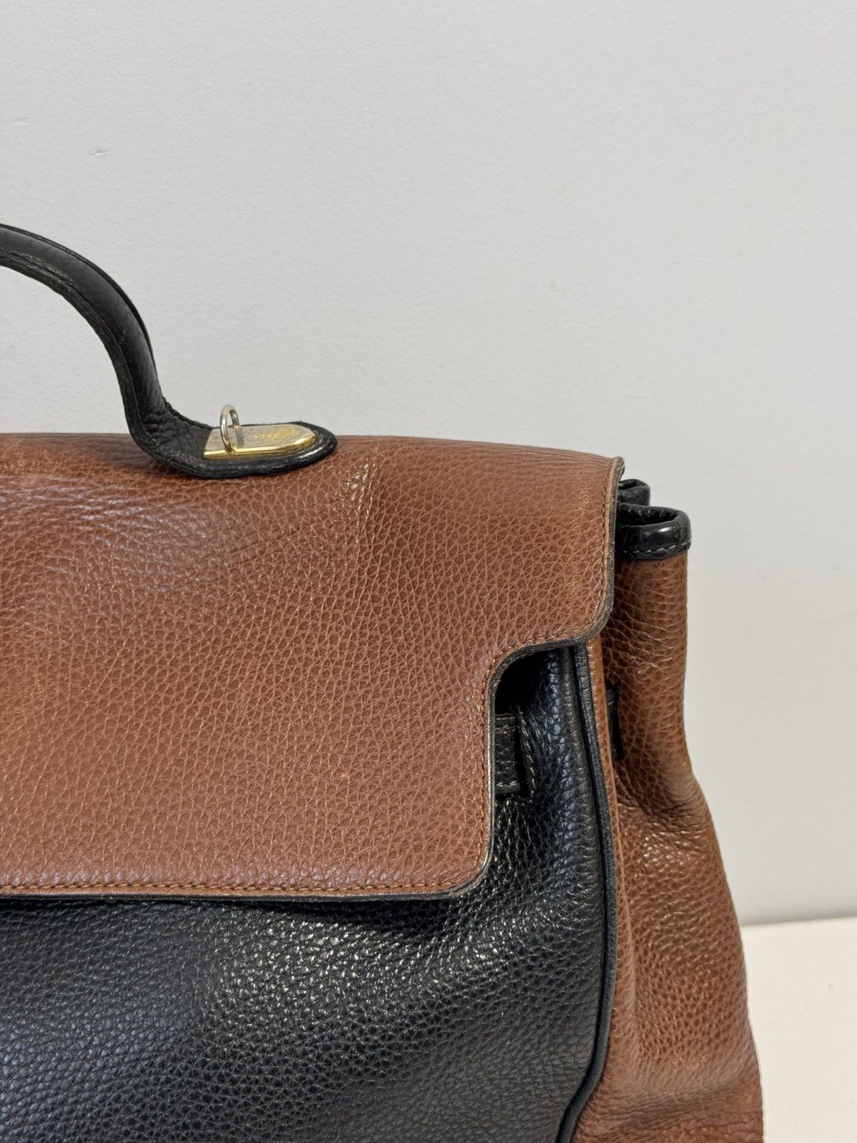 Other REDWALL Bag Foldover Envelope Brown Canvas Leather Cachemire Size ONE SIZE - 5 Thumbnail