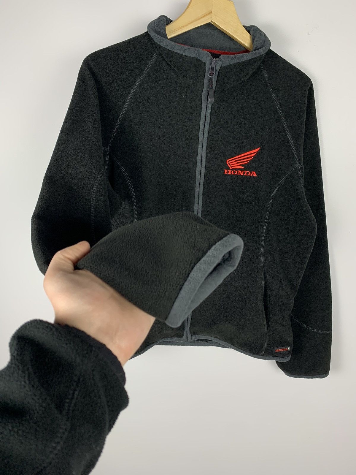 Honda Honda Racing Full Zip Sweatshirt Women’s Size 14 Black Size XL / US 12-14 / IT 48-50 - 11 Thumbnail