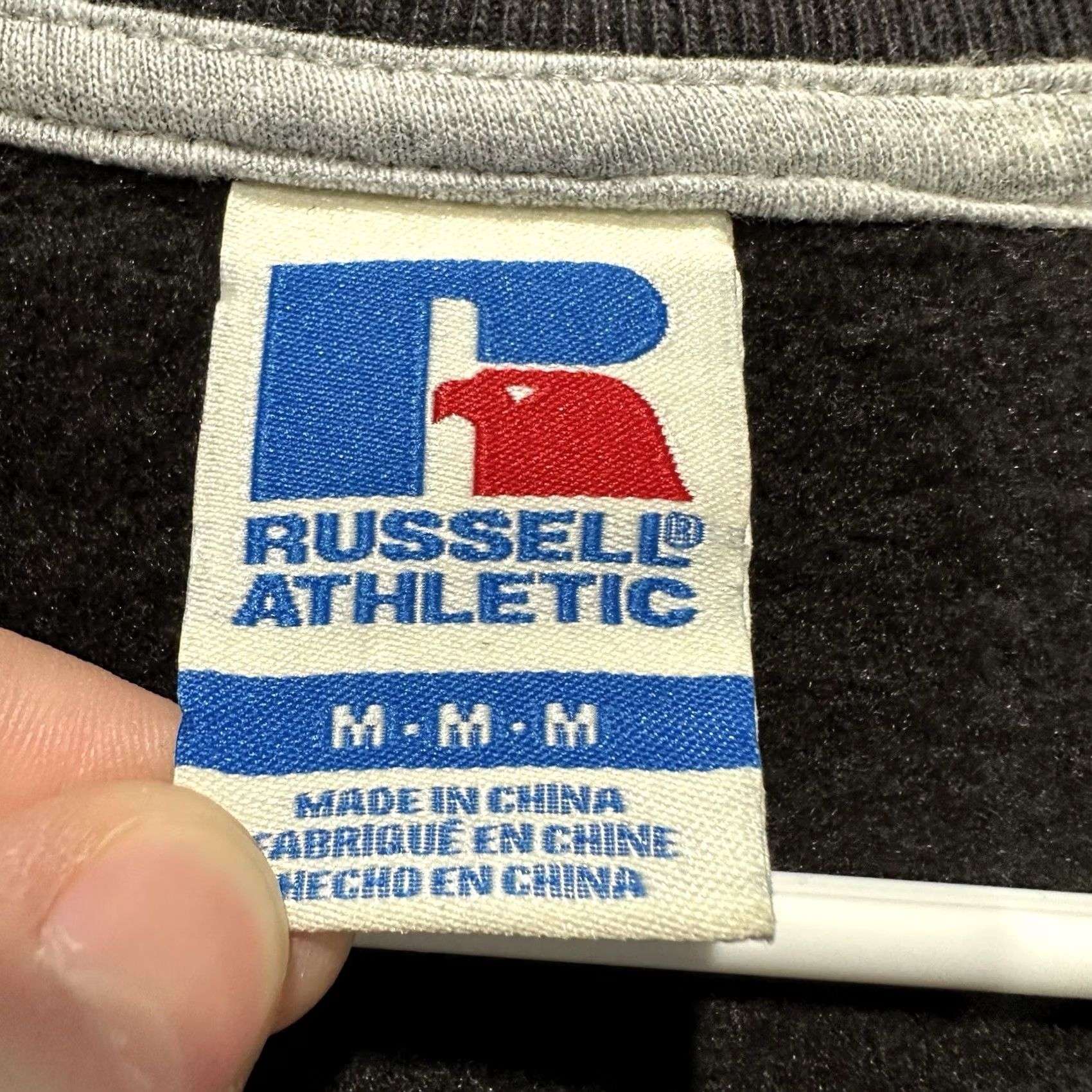 Russell Athletic NWT Russell Athletic Sweatshirt Mens Medium Black Crew Neck Pullover Size US M / EU 48-50 / 2 - 4 Thumbnail