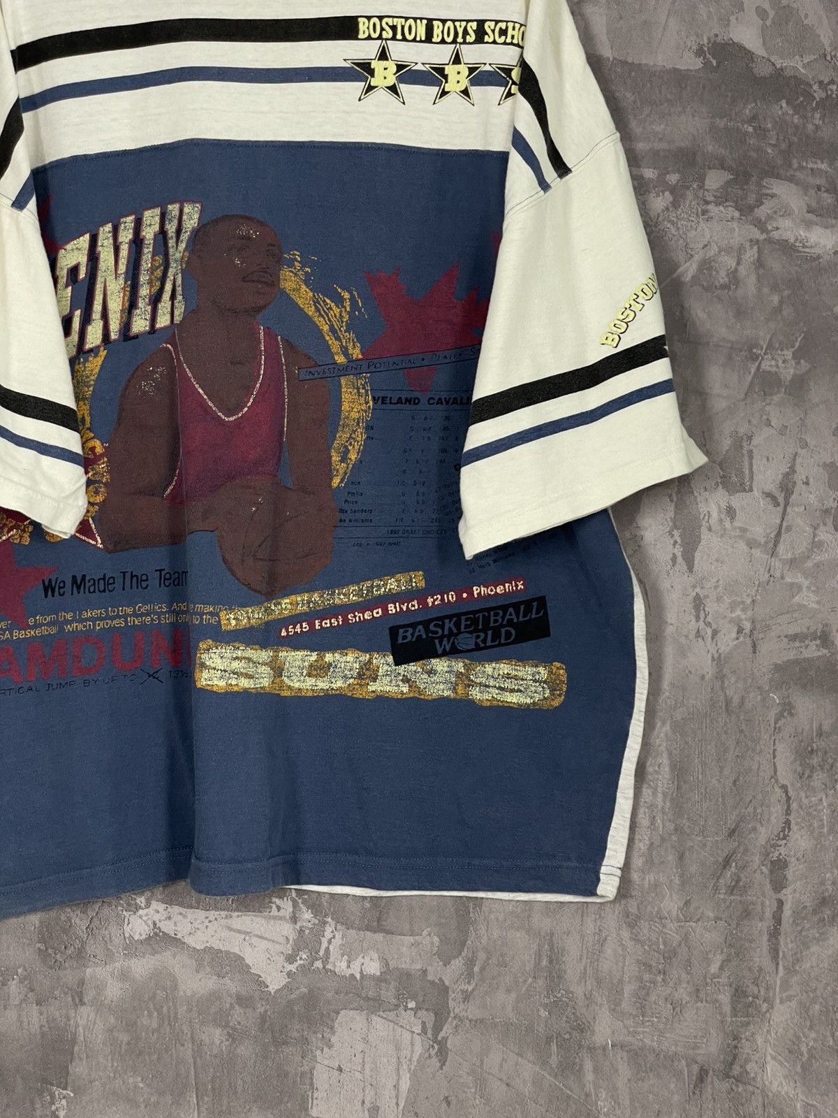 NBA × Vintage Vintage Boston Boys t shirt officially Licensed basketball Size US XL / EU 56 / 4 - 6 Thumbnail