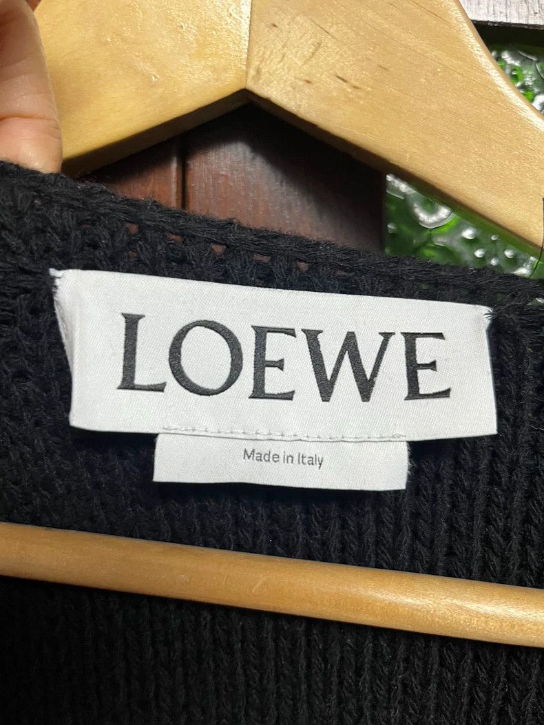 Loewe LOEWE Oversize black long sweater Size M / US 6-8 / IT 42-44 - 4 Thumbnail