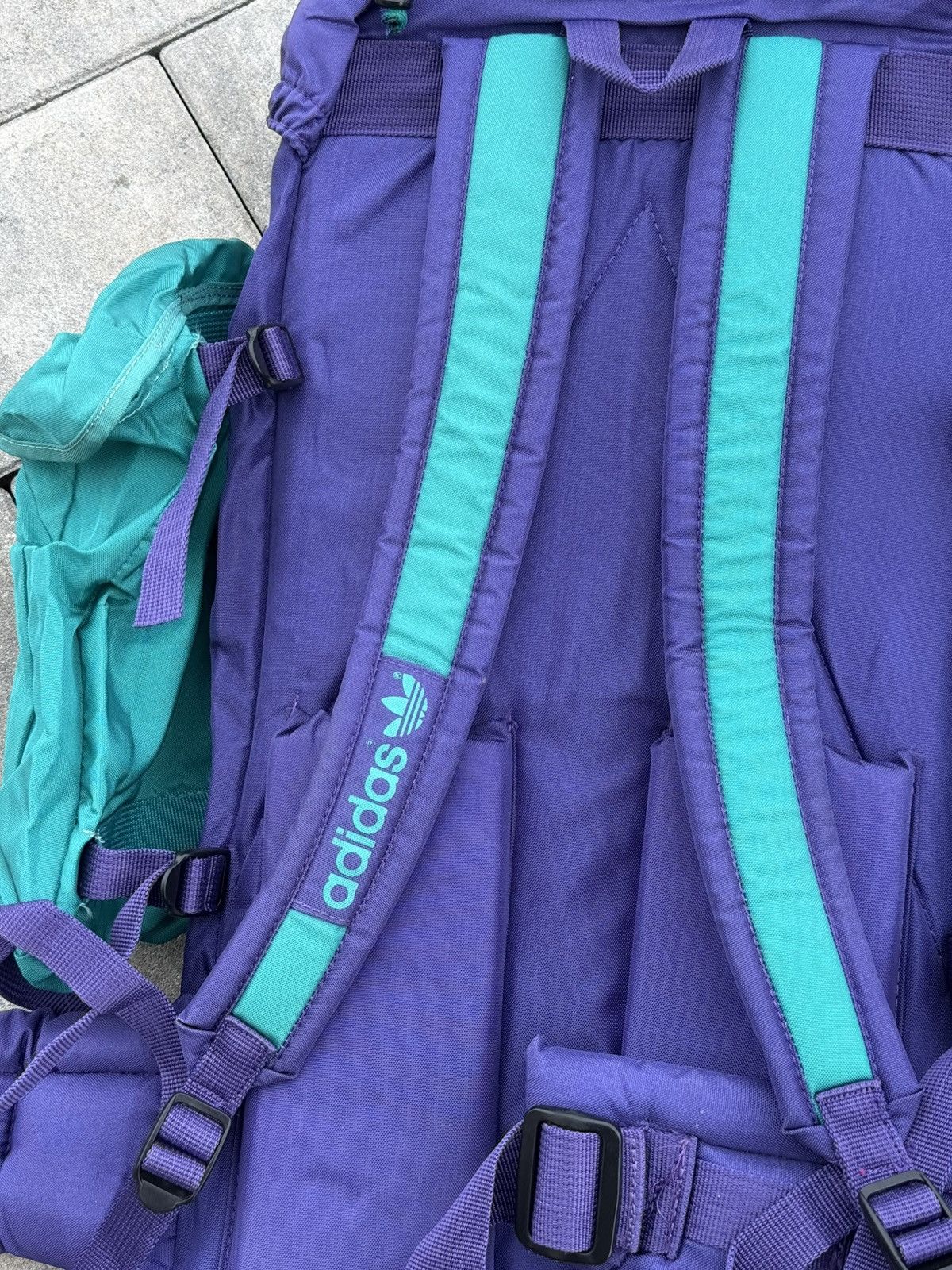 Adidas CRAZY! Adidas Retro 90s Pro 50 Himalaya Backpack Hiking Rare Size ONE SIZE - 14 Thumbnail