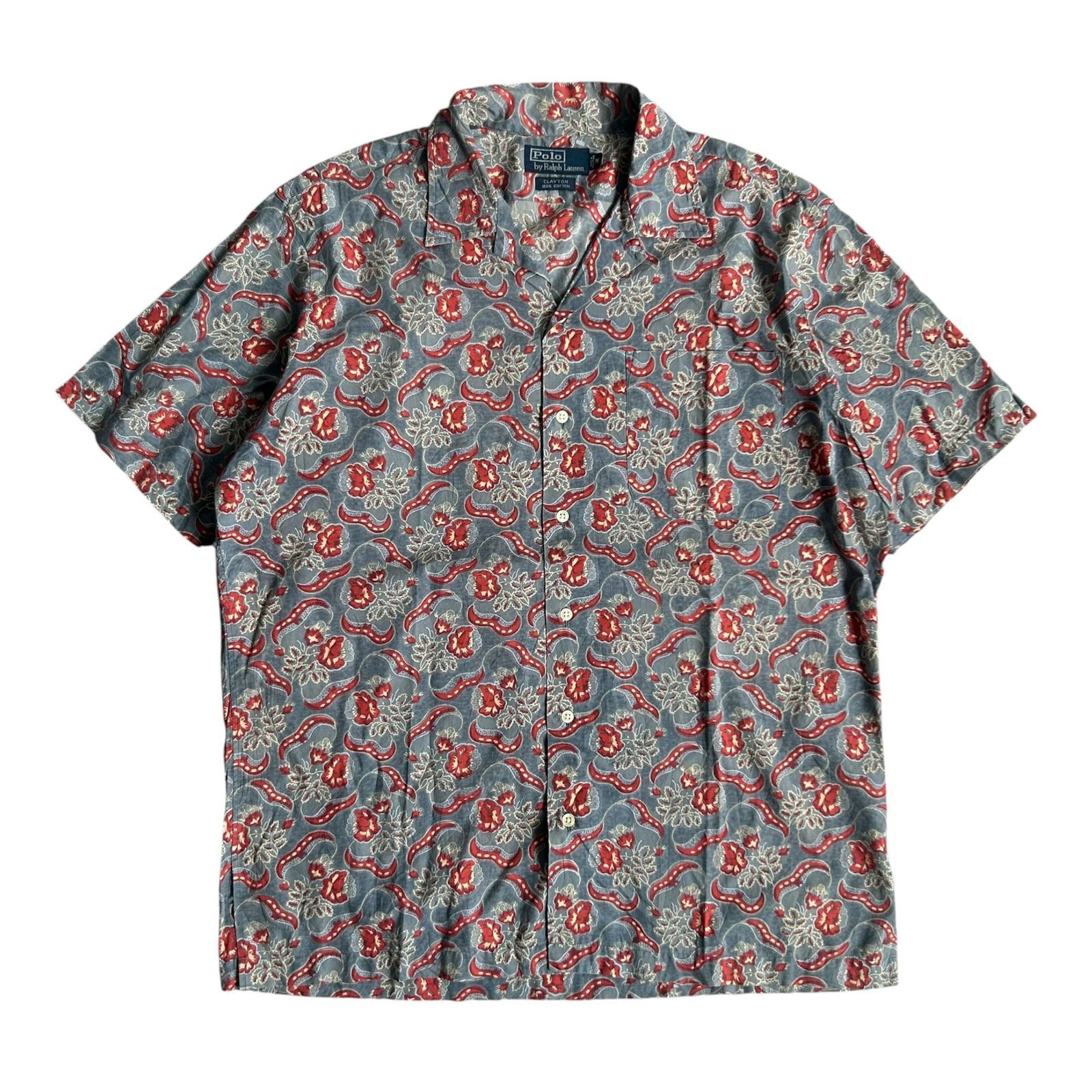 VTG Polo Ralph Lauren Clayton Hawaiian Camp Shirt