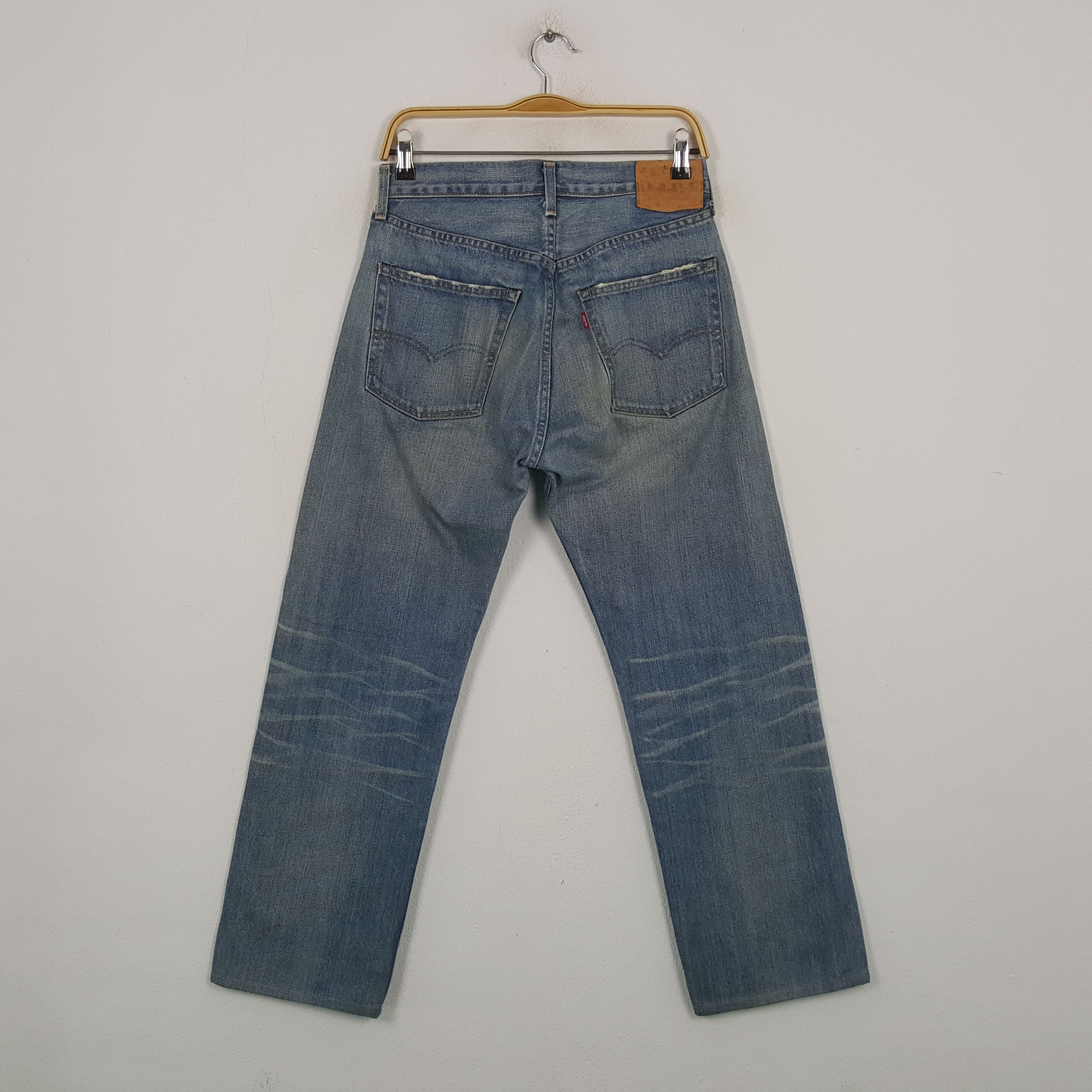 Levi's Vintage Levis 501 Redline Big E Distressed Jeans RR14 Size US 29 - 4 Thumbnail