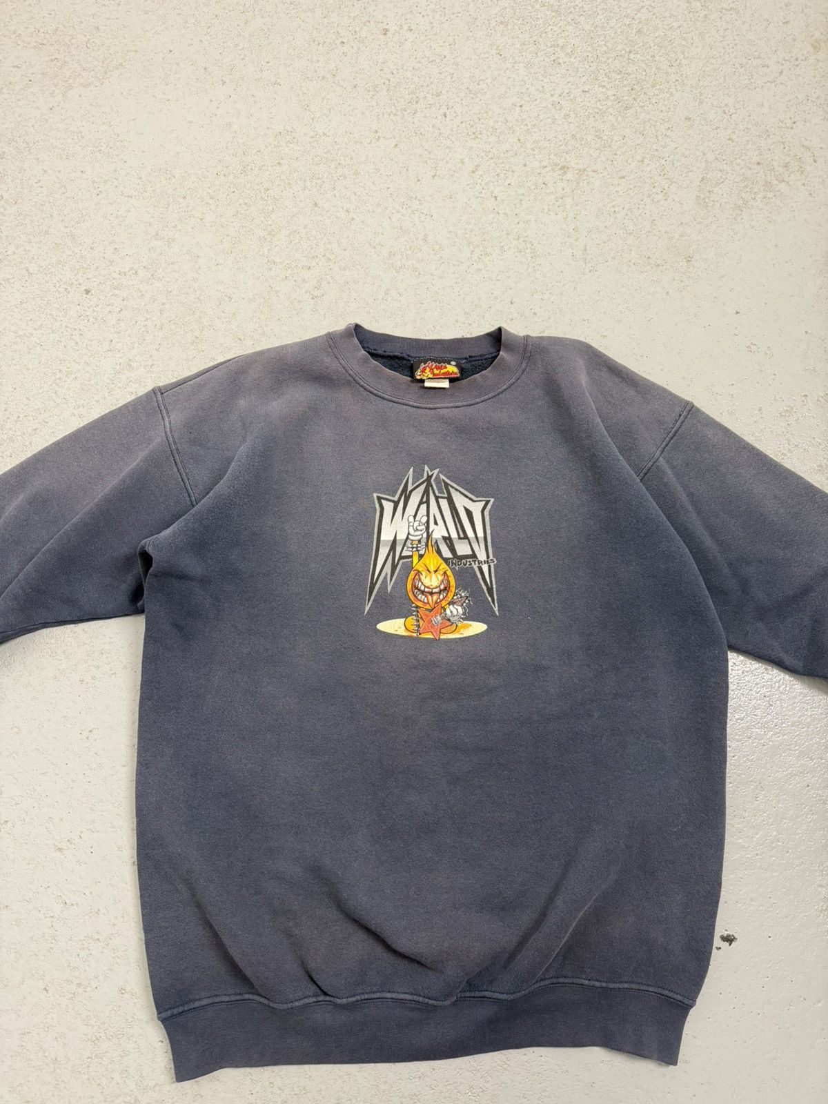 World Industries Vintage 90s Faded World Industries Skate Y2K Sweatshirt Size US M / EU 48-50 / 2 - 10 Thumbnail