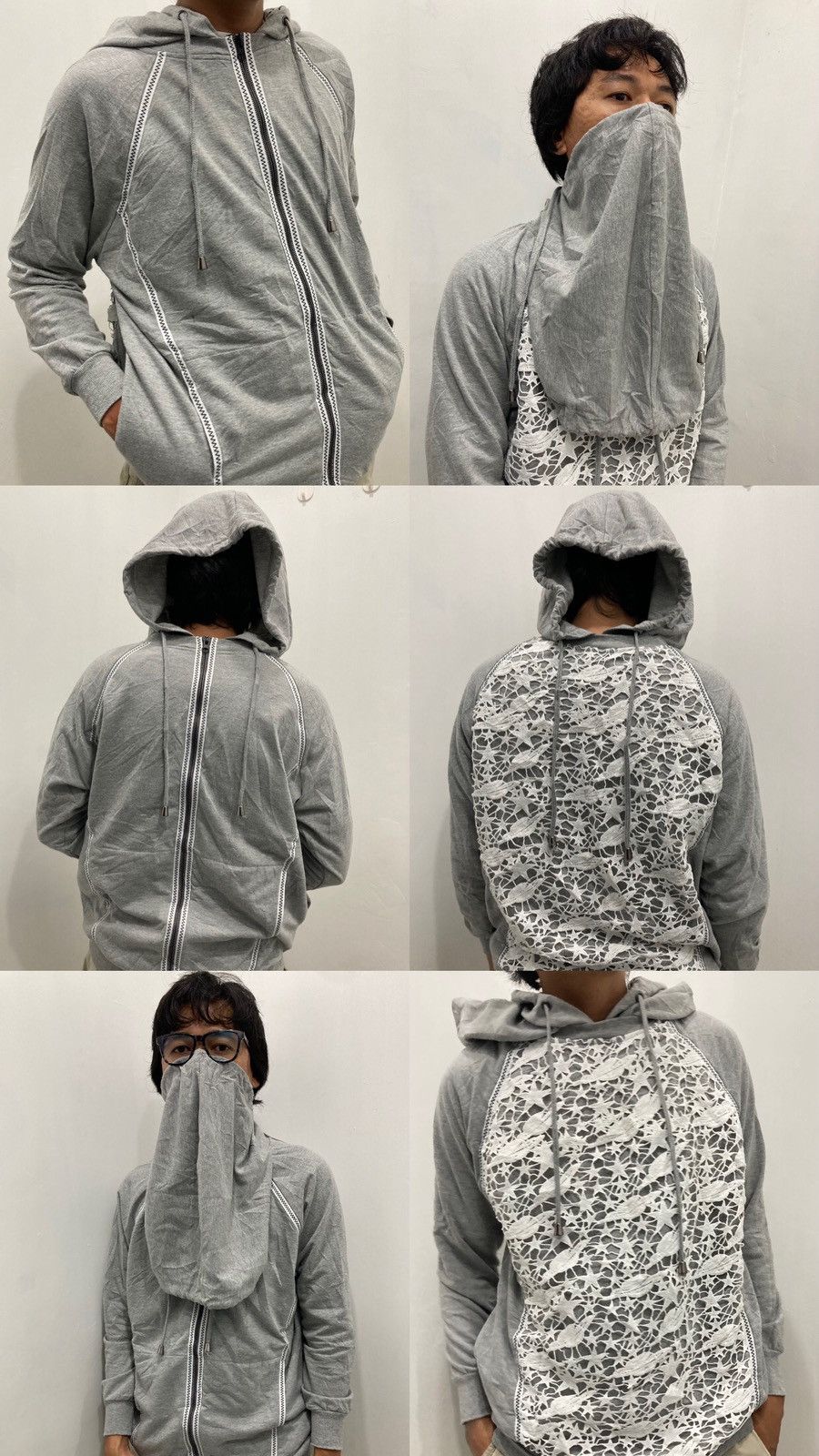 If Six Was Nine Kyoko Higa 2 Way 2 Side Hole & Hidden Hoodie to Sweatshirt Size L / US 10 / IT 46 - 1 Thumbnail