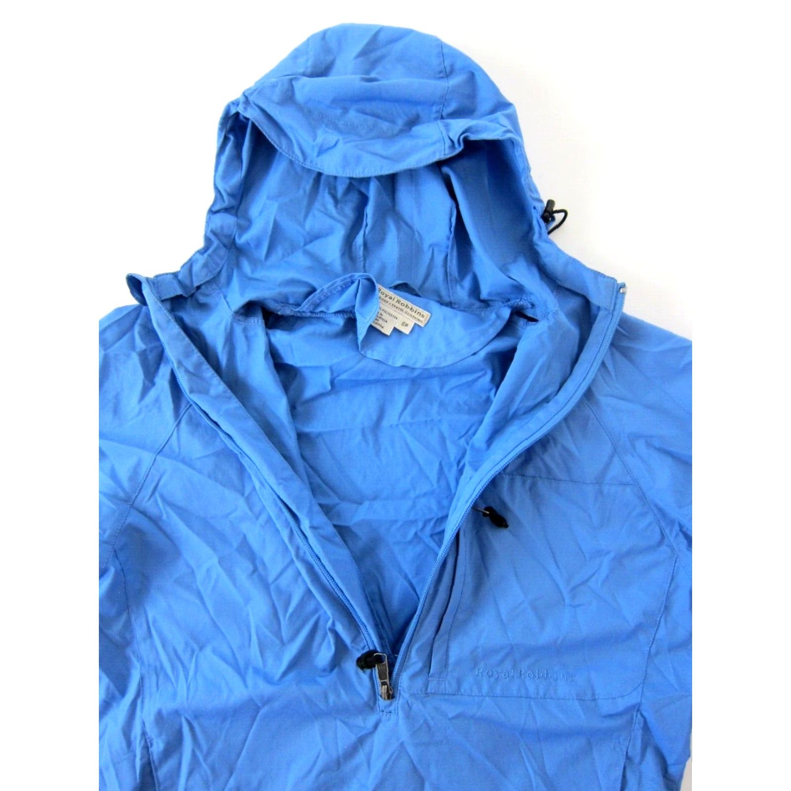 Royal Robbins VINTAGE Royal Robbins Blue Full Zipper Pocket Hooded Windbreaker lightweight Jacket SP Size S / US 4 / IT 40 - 5 Thumbnail