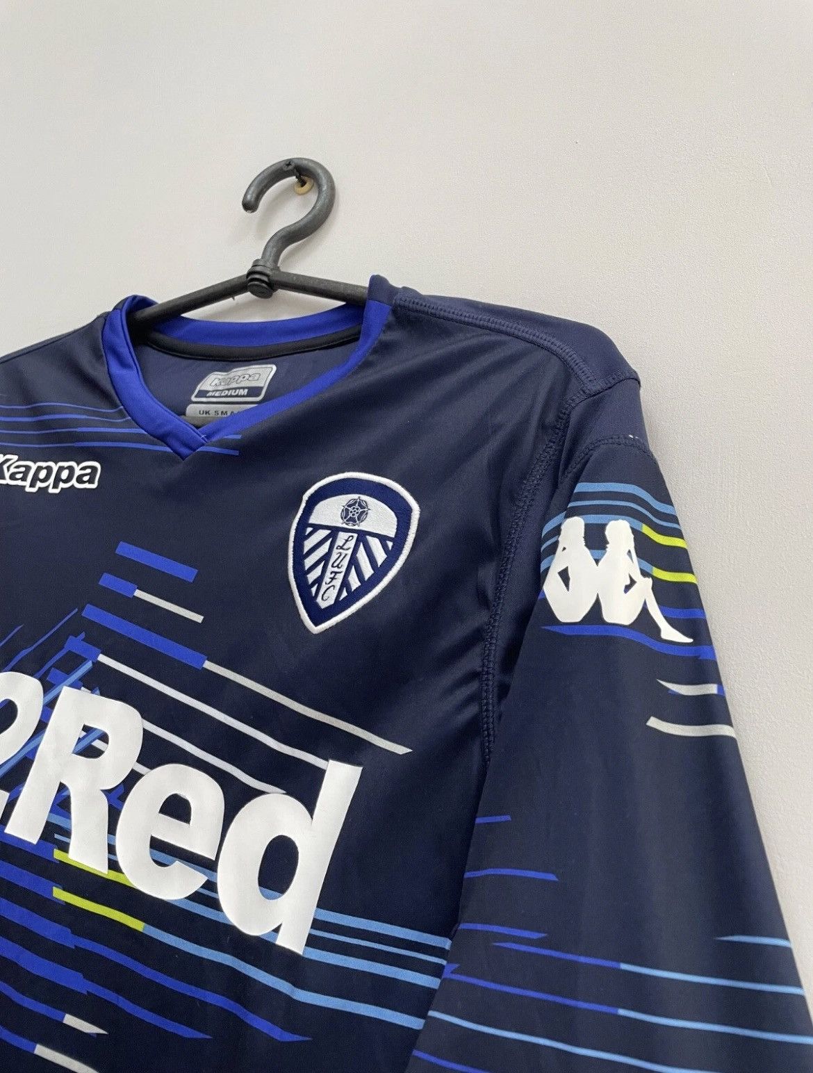 Leeds United 2018/2019 Away Football Shirt Jersey Kappa