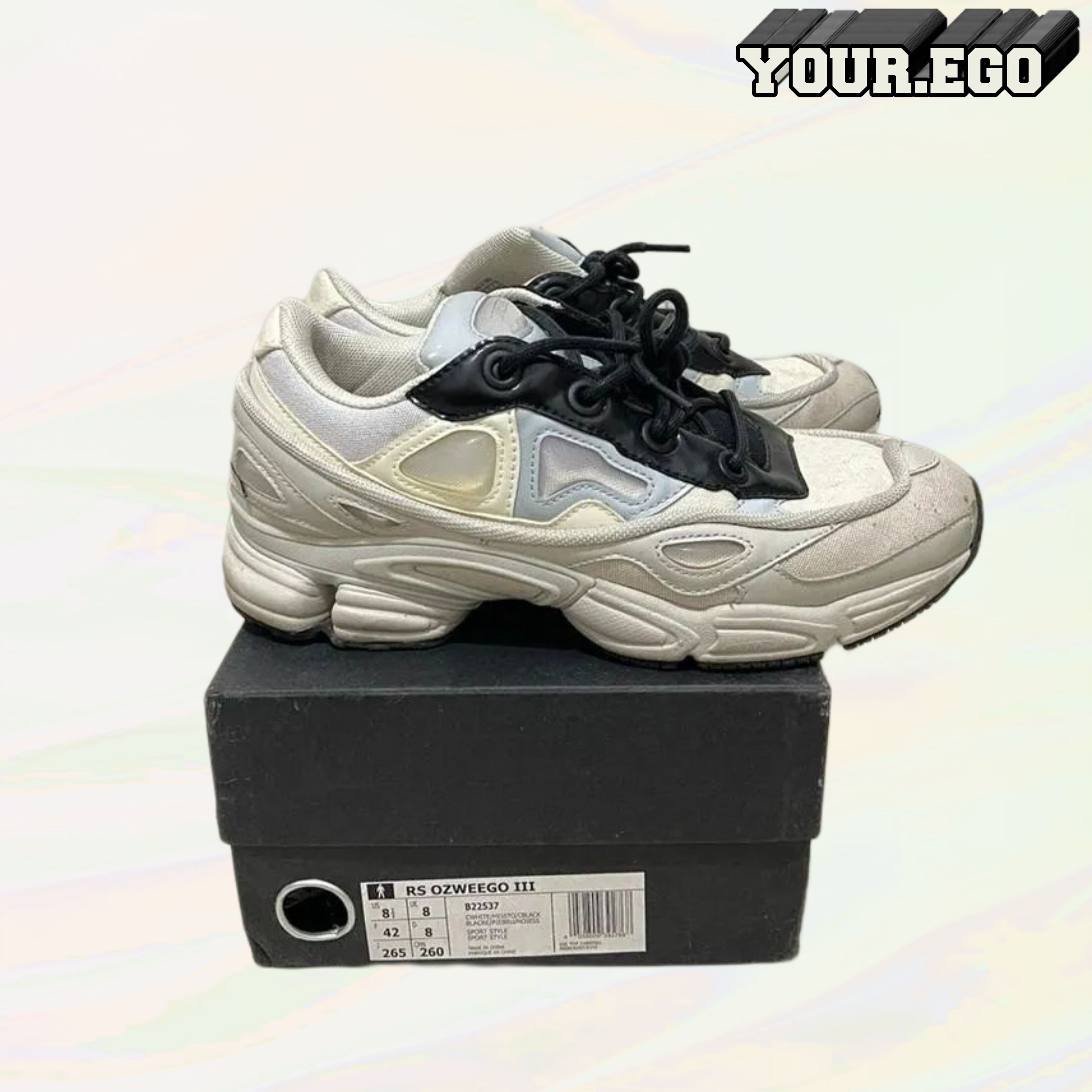 Adidas Raf Simons LAST DROP Adidas Ozweego 3 X Raf Simons Cream White Grailed