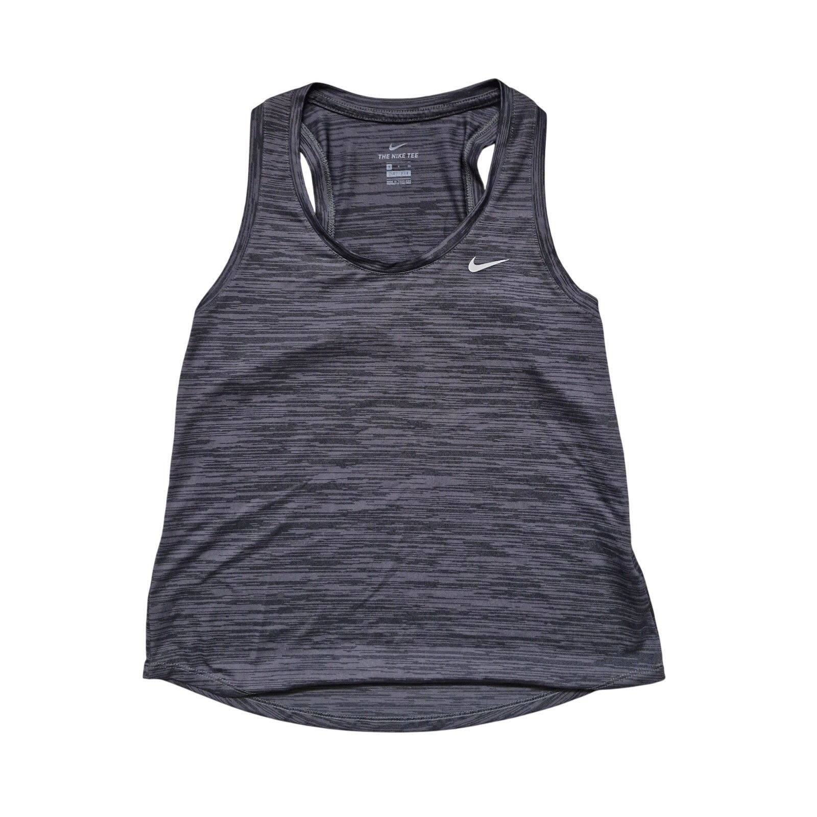 Nike Nike Dri-FIT Training Tank Top Women’s S Gray Sleeveless Size S / US 4 / IT 40 - 1 Thumbnail