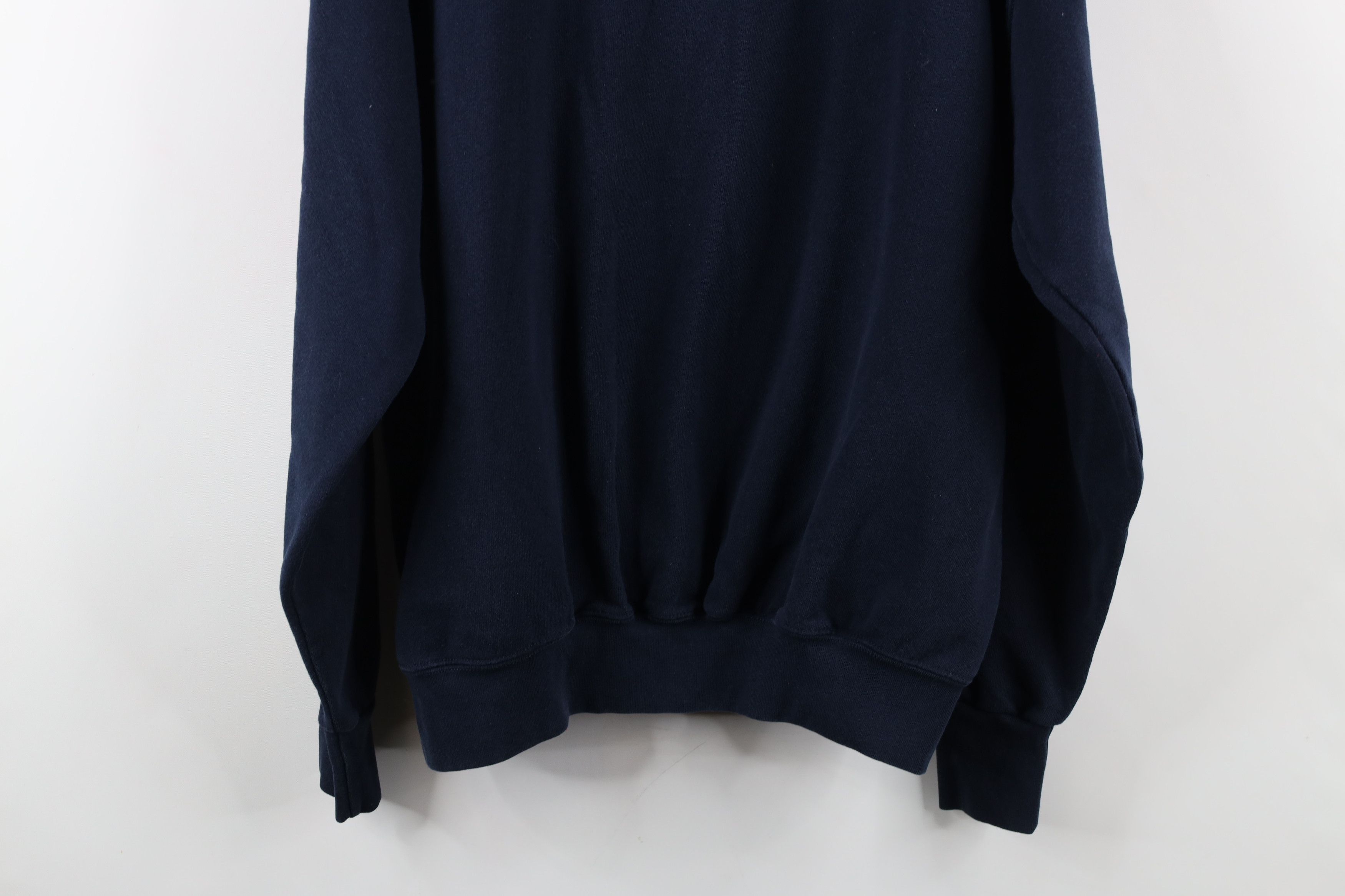 Vintage Vintage 90s Spell Schuller Crewneck Sweatshirt Navy Blue USA Size US XL / EU 56 / 4 - 10 Thumbnail