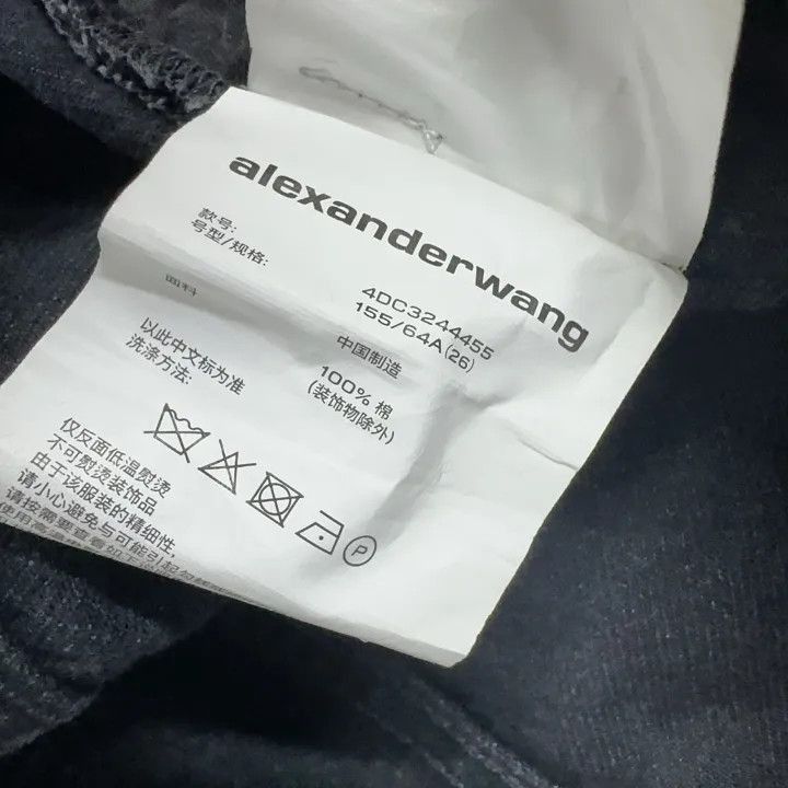 Alexander Wang Alexander Wang Crystal Logo Mid-Rise Jeans - Size 26" / US 2 / IT 38 - 6 Thumbnail