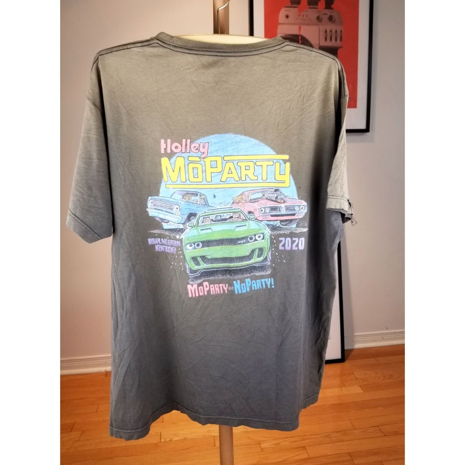 Vintage VINTAGE HOLLEY MOPARTY GRADIENT SUN FADED BOXY T-SHIRT XLARGE Men Size US XL / EU 56 / 4 - 2 Thumbnail