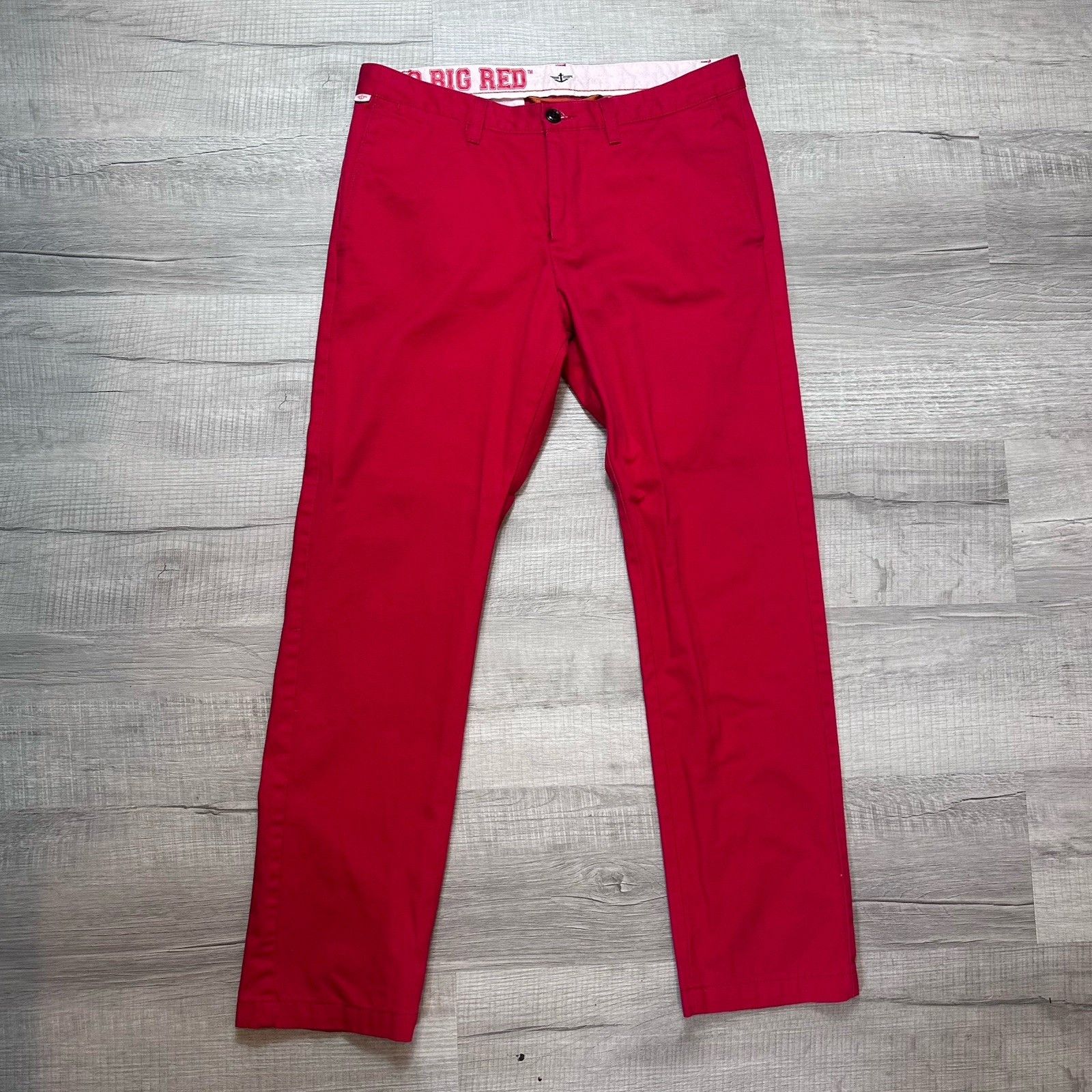 Dockers × NCAA Dockers x Nebraska Cornhuskers Chino Pants Red Men's 33x30 Size US 33 - 2 Thumbnail
