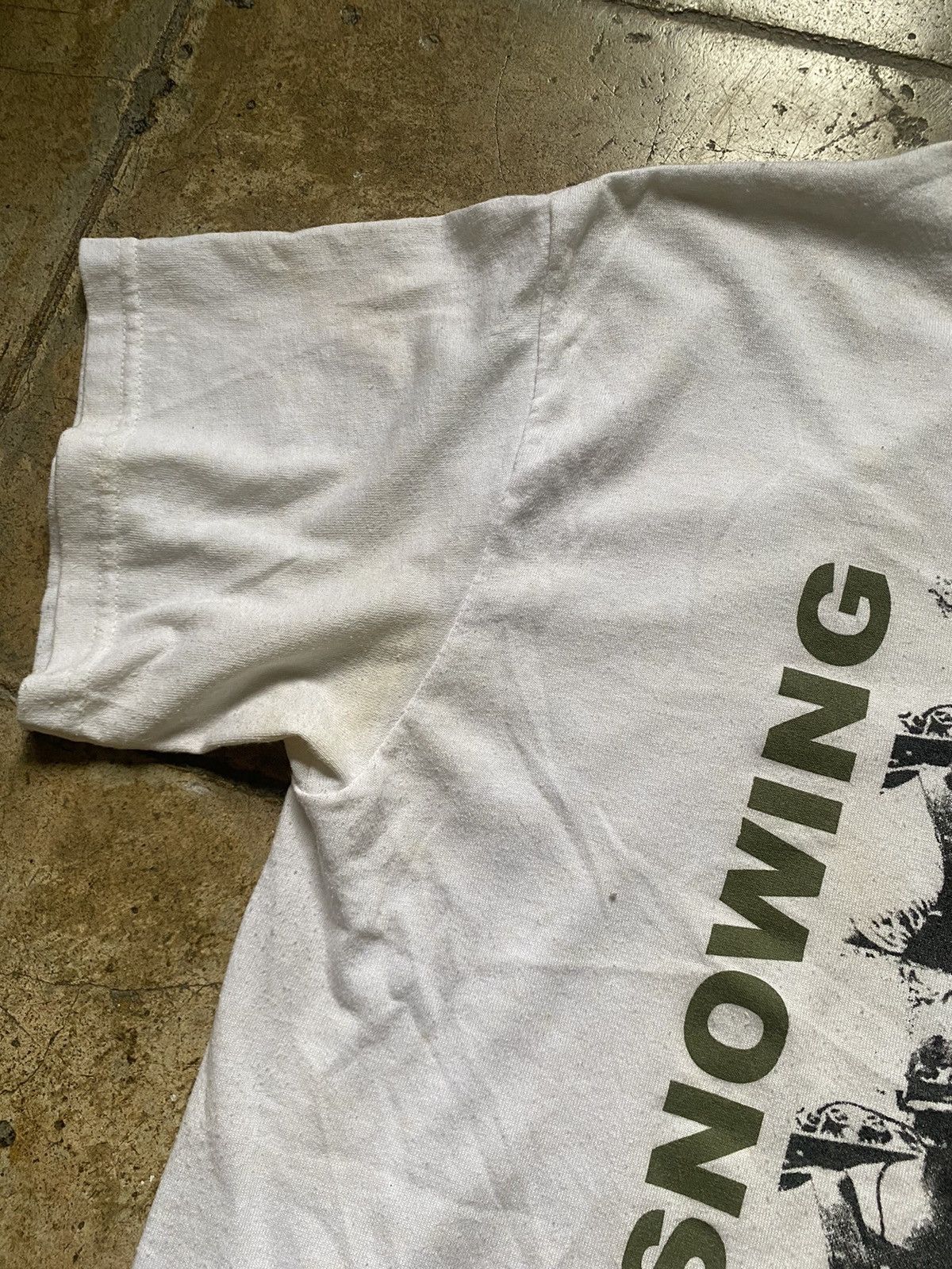 Band Tees snowing midwest emo band vintage shirt sop records Size US M / EU 48-50 / 2 - 4 Thumbnail