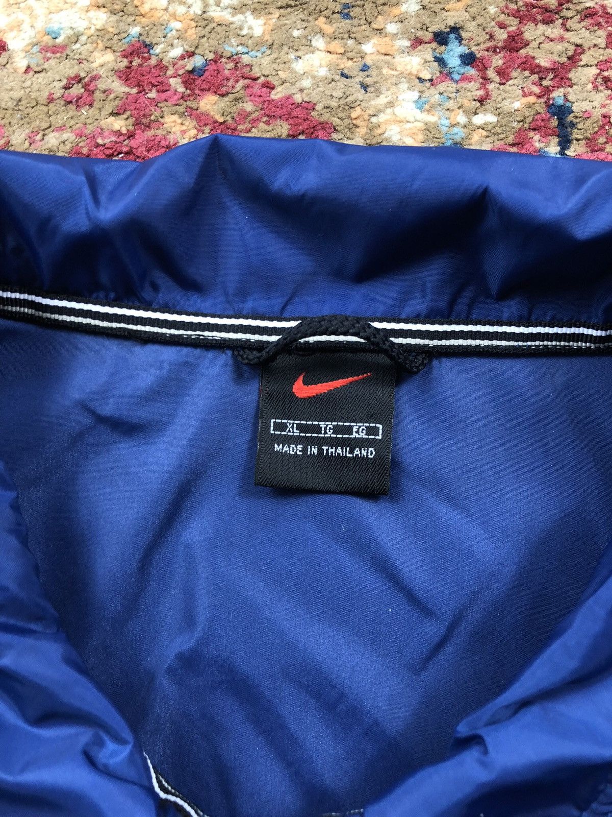 Nike × Vintage 90’s NIKE RETRO SWOOSH LOGO Y2K TRACK JACKET NYLON RARE Size US XL / EU 56 / 4 - 3 Thumbnail