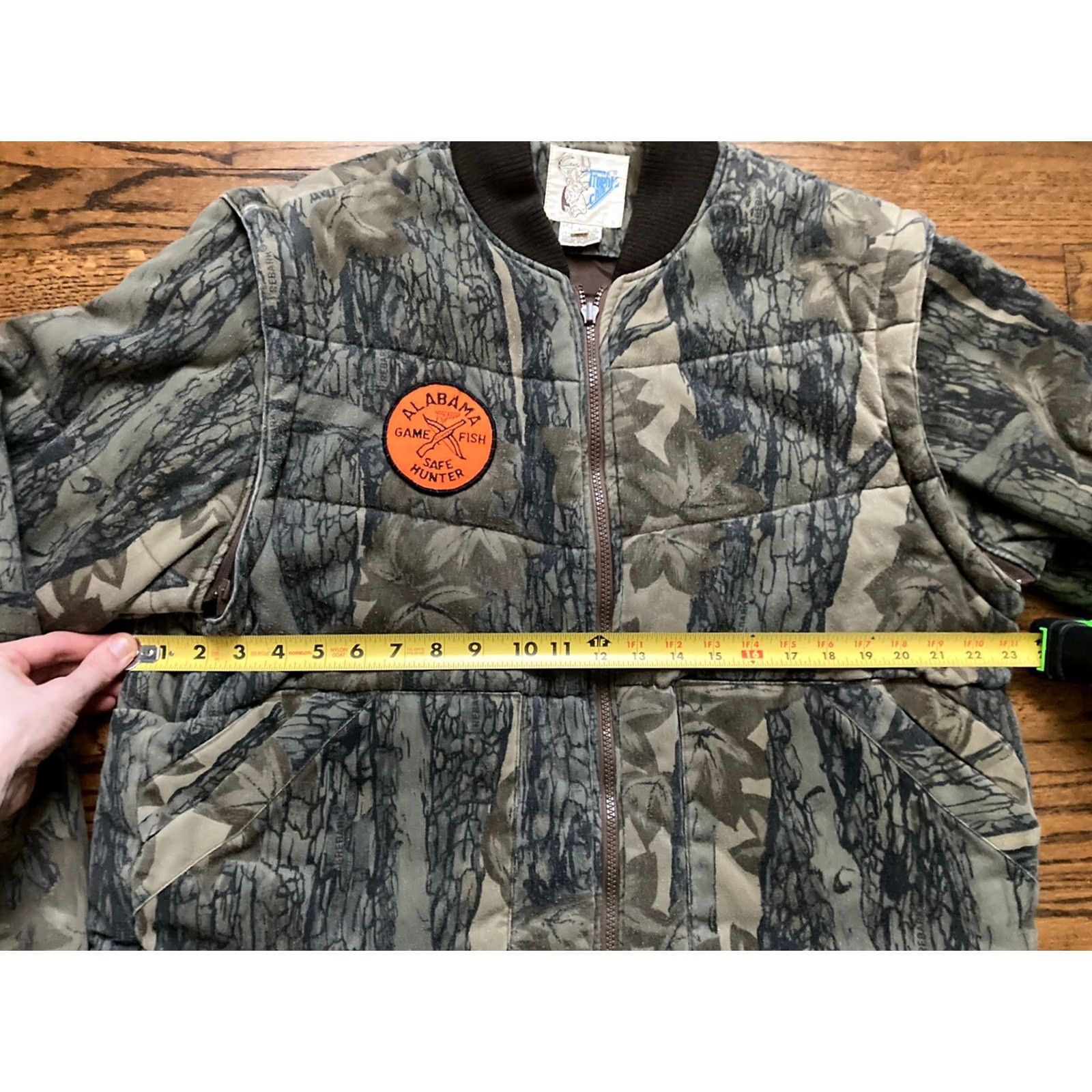 Vintage VINTAGE Trophy Club Jacket Mens Large Trebark Camo Hunting Puffer Alabama Size US L / EU 52-54 / 3 - 6 Thumbnail