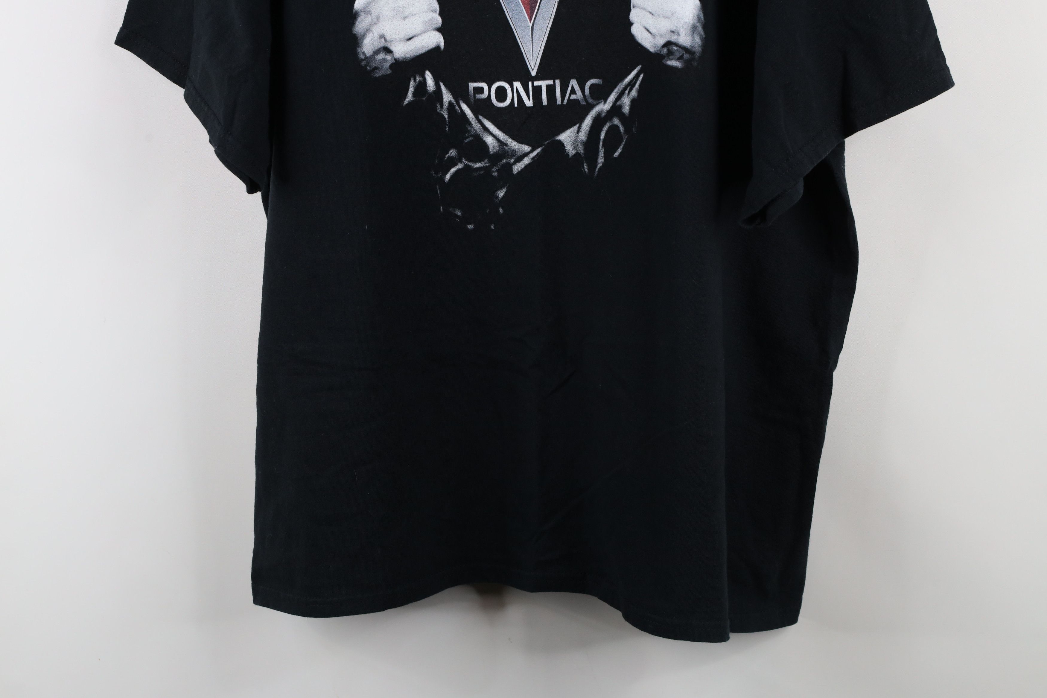 Vintage Vintage Spell Out Pontiac Car Short Sleeve T-Shirt Black Size US XXL / EU 58 / 5 - 3 Thumbnail