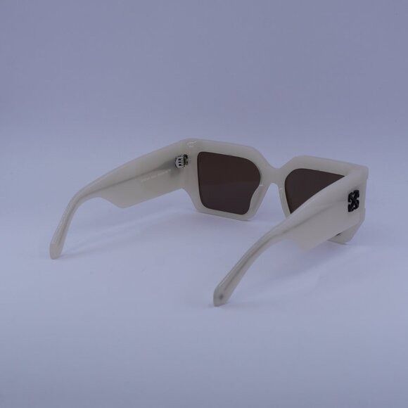 Off-White Off-White OERI148 DOVER 6164 Sunglasses Beige Square Frame Size ONE SIZE - 9 Thumbnail