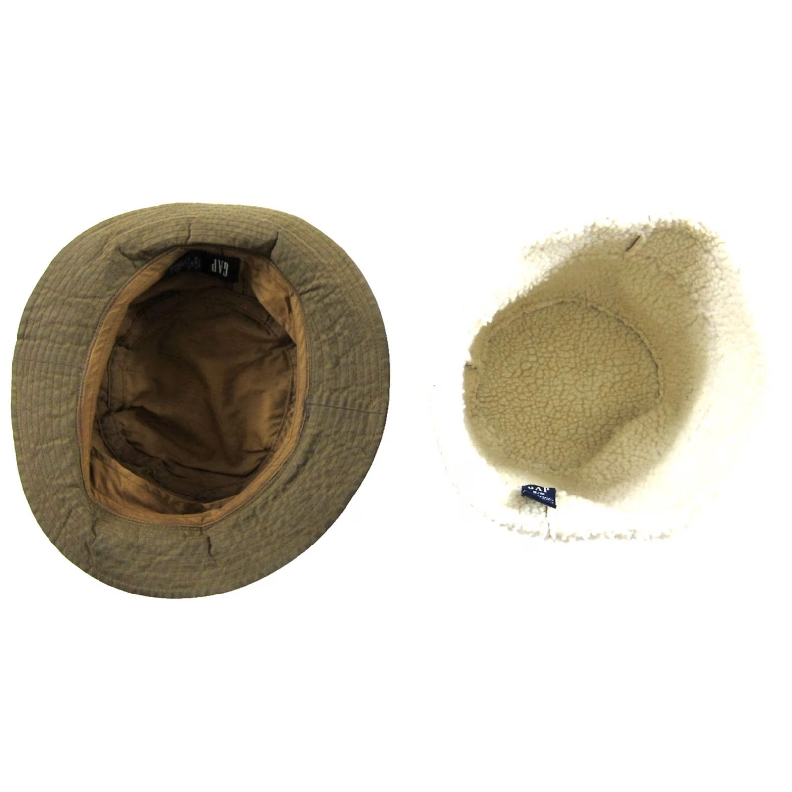 Gap Gap Brown Cotton Waxed Bucket Hat S/M Women Size ONE SIZE - 4 Thumbnail