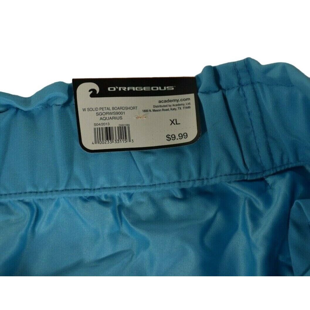 Other ORageous Misses Size (XL) Aqua Blue Petal Boardshorts New wi Size 36" / US 14 / IT 50 - 3 Thumbnail