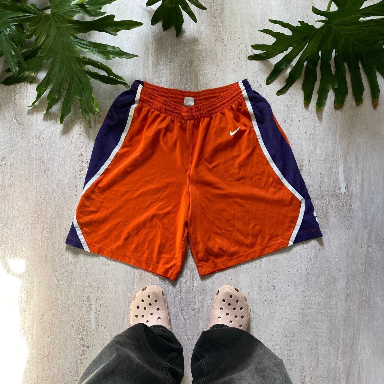 Nike × Vintage VINTAGE 90S NIKE TEAM CLEMSON TIGERS RARE NBA SHORTS 296 Size US 34 / EU 50 - 6 Thumbnail