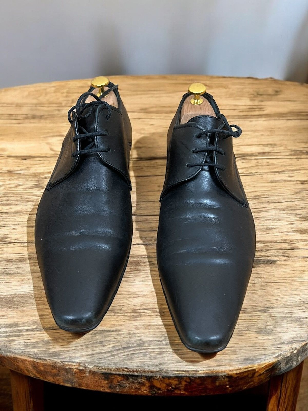 Hugo Boss Hugo Boss black leather formal shoes size 43 Size US 9.5 / EU 42-43 - 2 Thumbnail