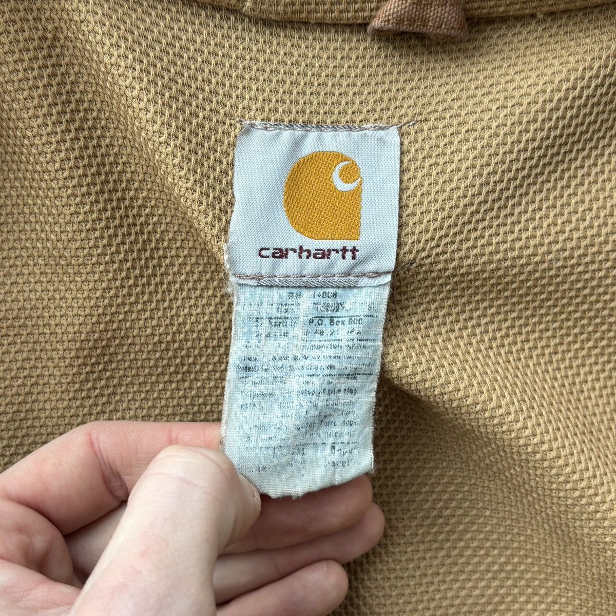 Carhartt × Vintage Vintage Carhartt Hooded Detroit Jacket Rust Clay Thermal 90s Size US XL / EU 56 / 4 - 6 Thumbnail